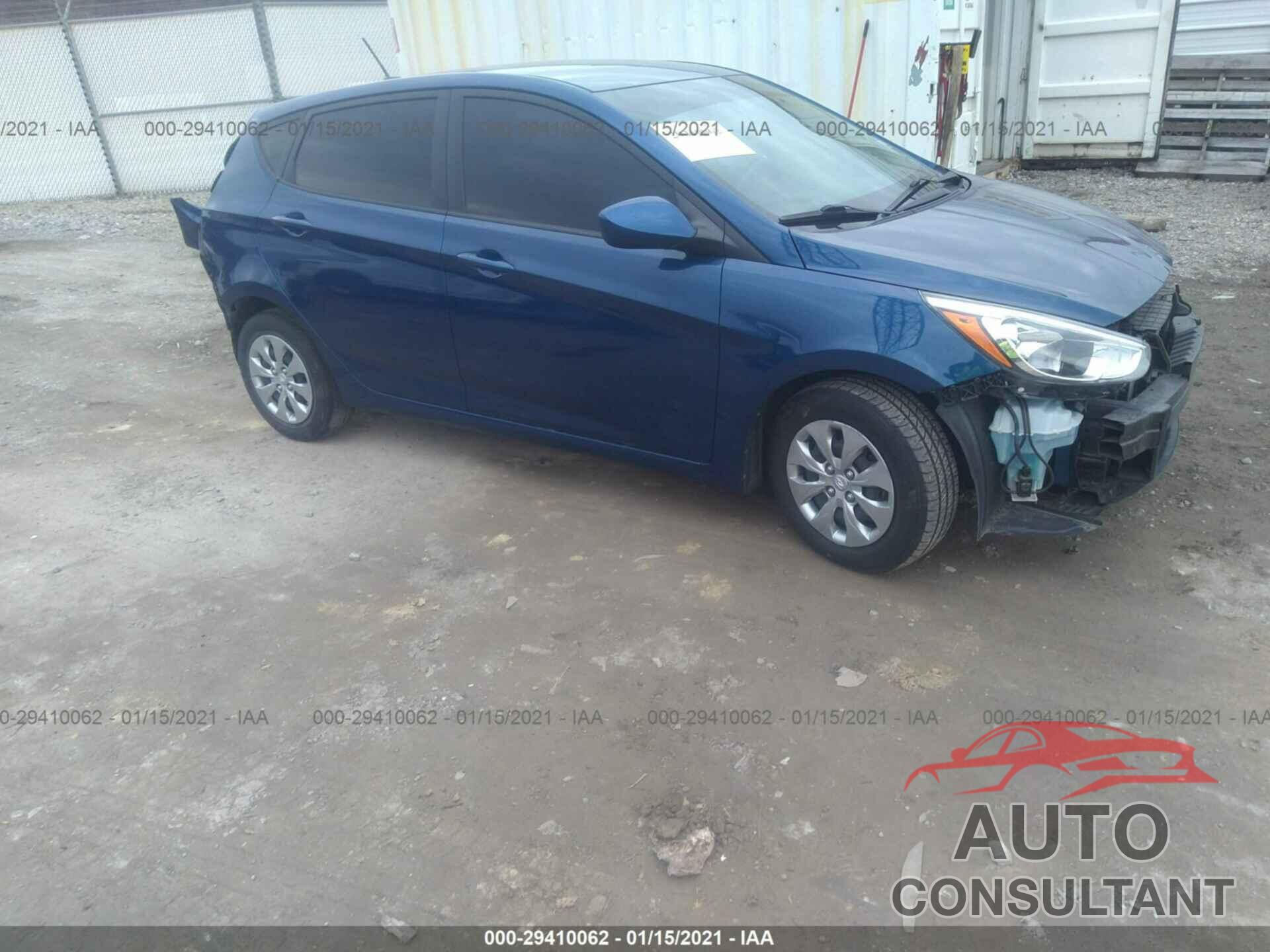 HYUNDAI ACCENT 2017 - KMHCT5AE3HU319632