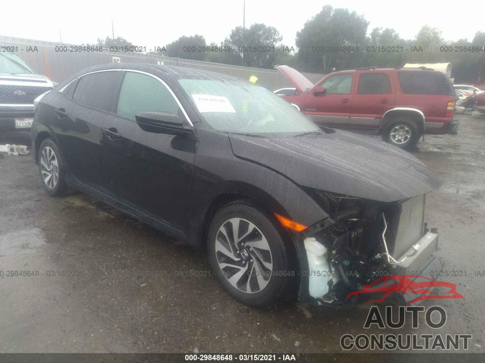 HONDA CIVIC HATCHBACK 2018 - SHHFK7H22JU412053