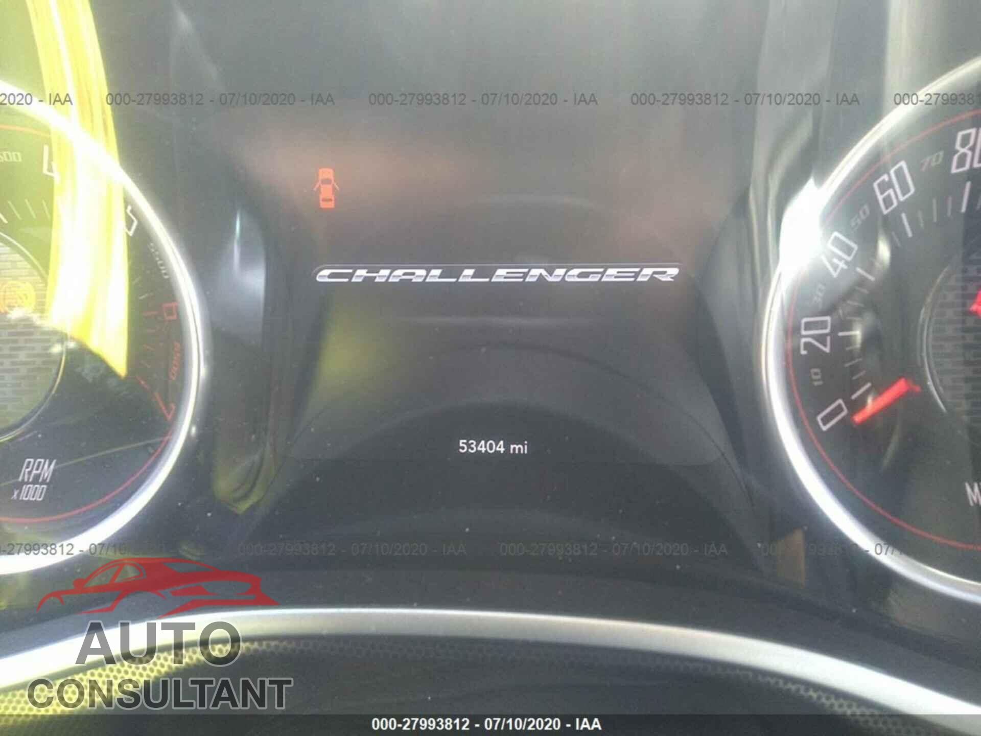 DODGE CHALLENGER 2016 - 2C3CDZFJ0GH225700
