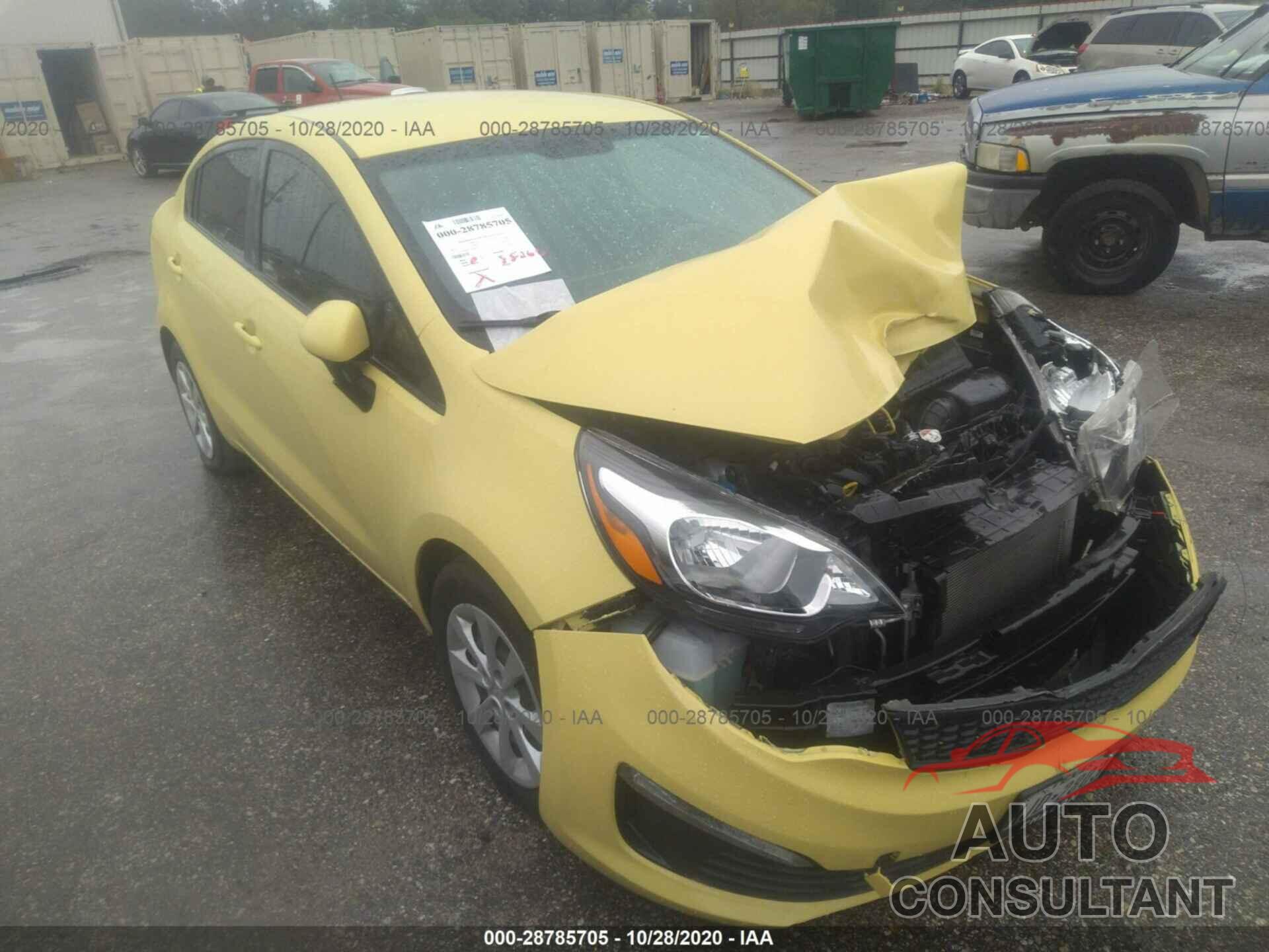 KIA RIO 2016 - KNADM4A35G6575091