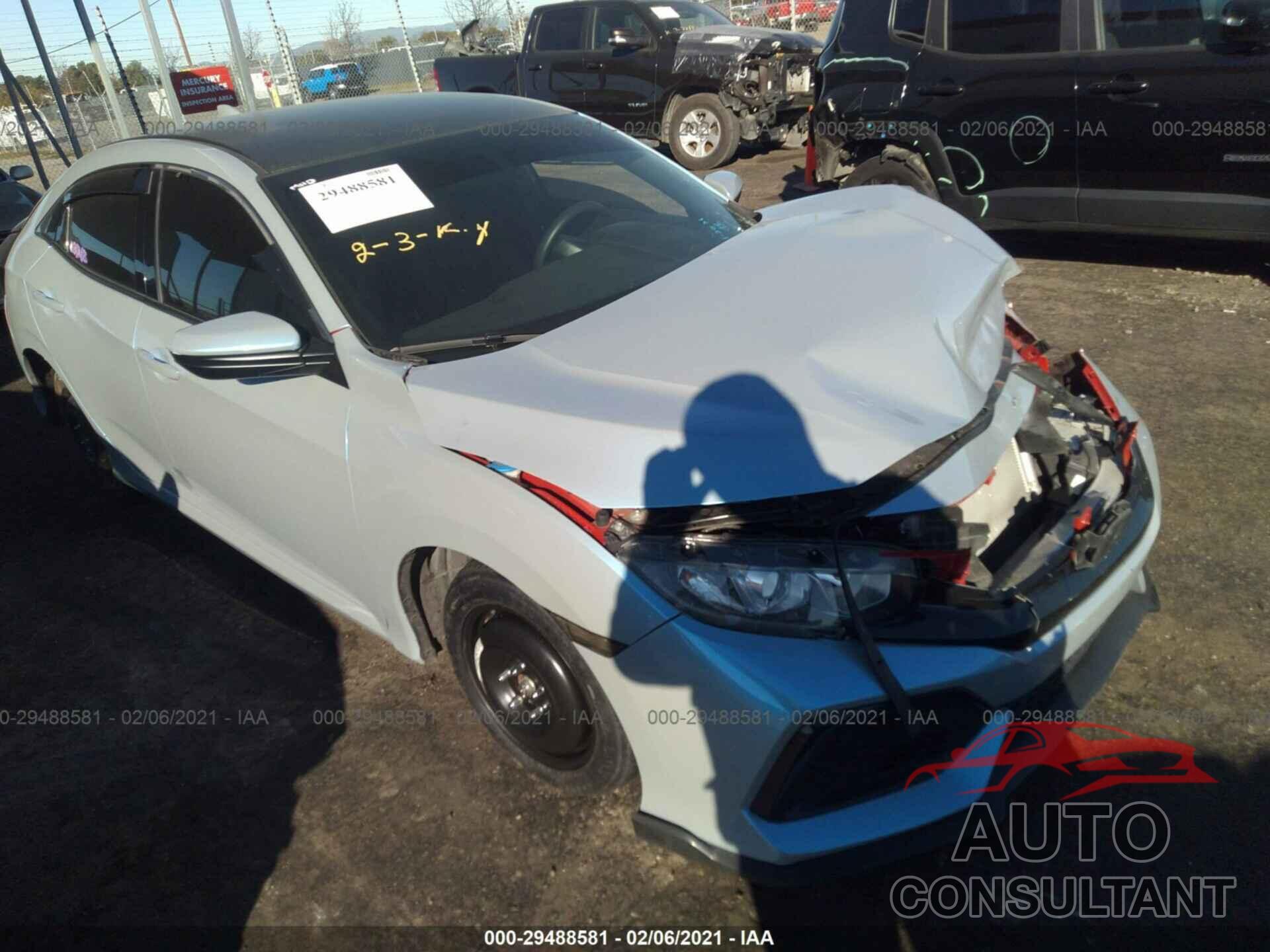 HONDA CIVIC HATCHBACK 2018 - SHHFK7H24JU415794