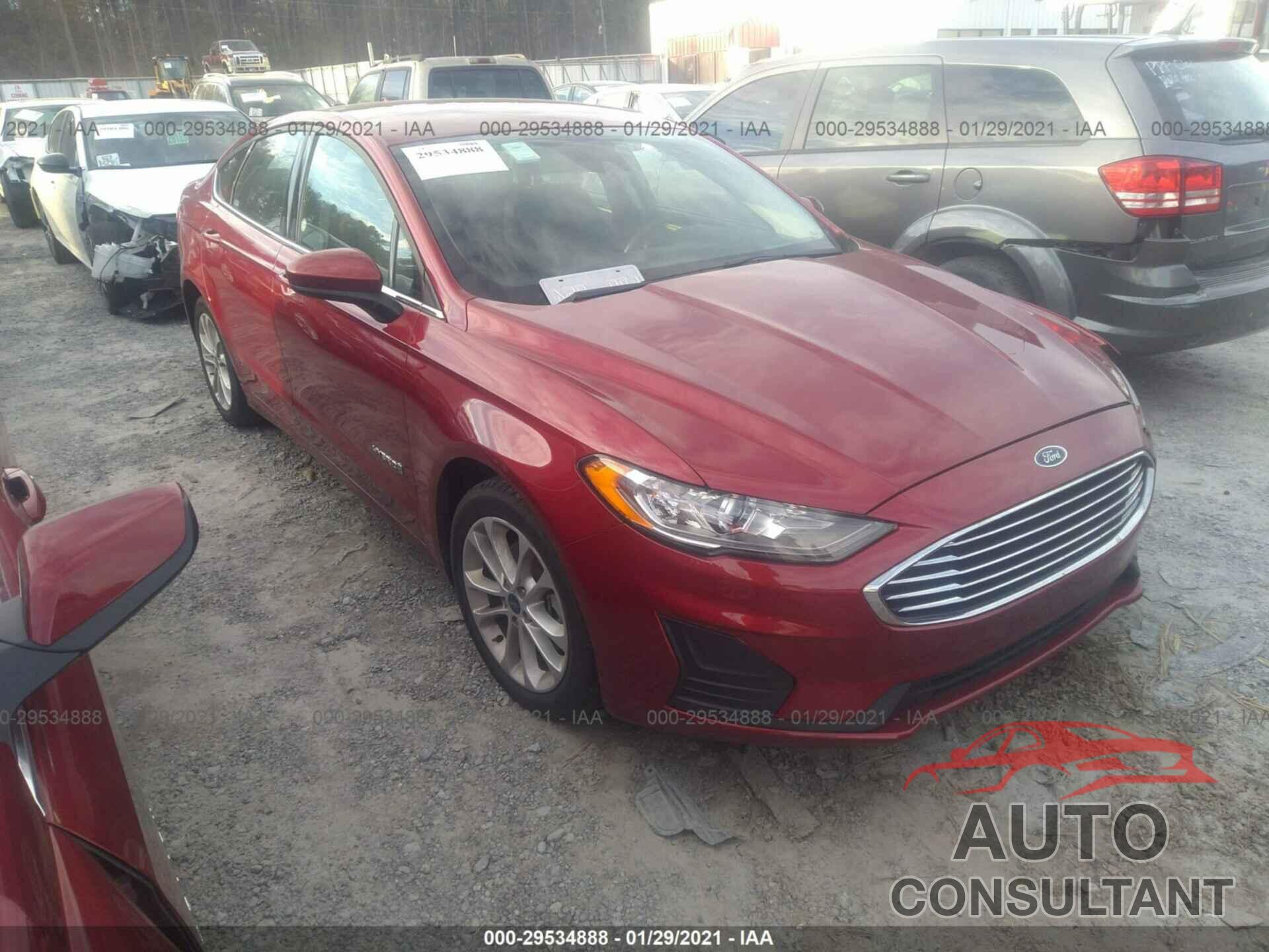 FORD FUSION HYBRID 2019 - 3FA6P0LU9KR189860