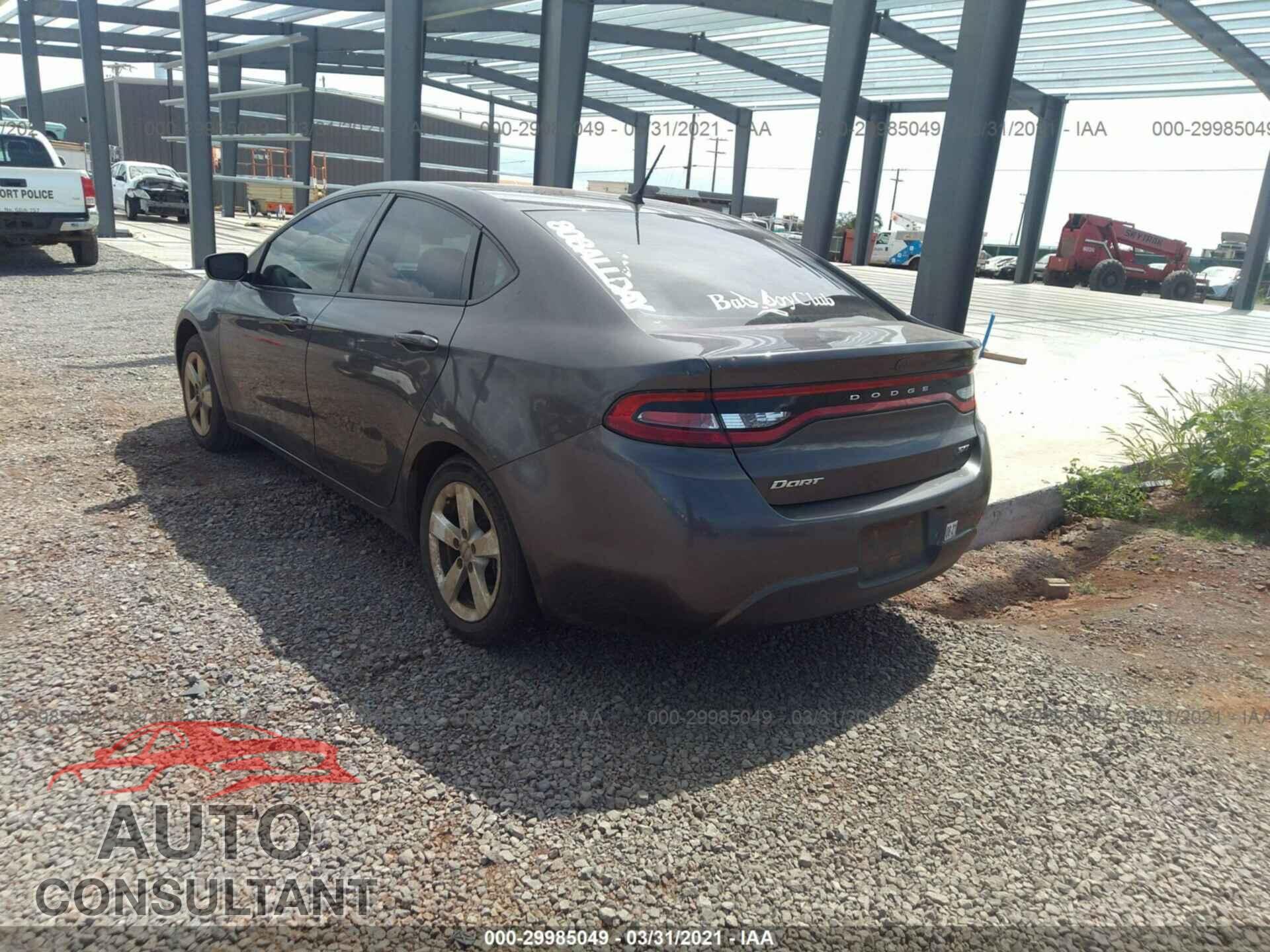 DODGE DART 2016 - 1C3CDFBB3GD680129