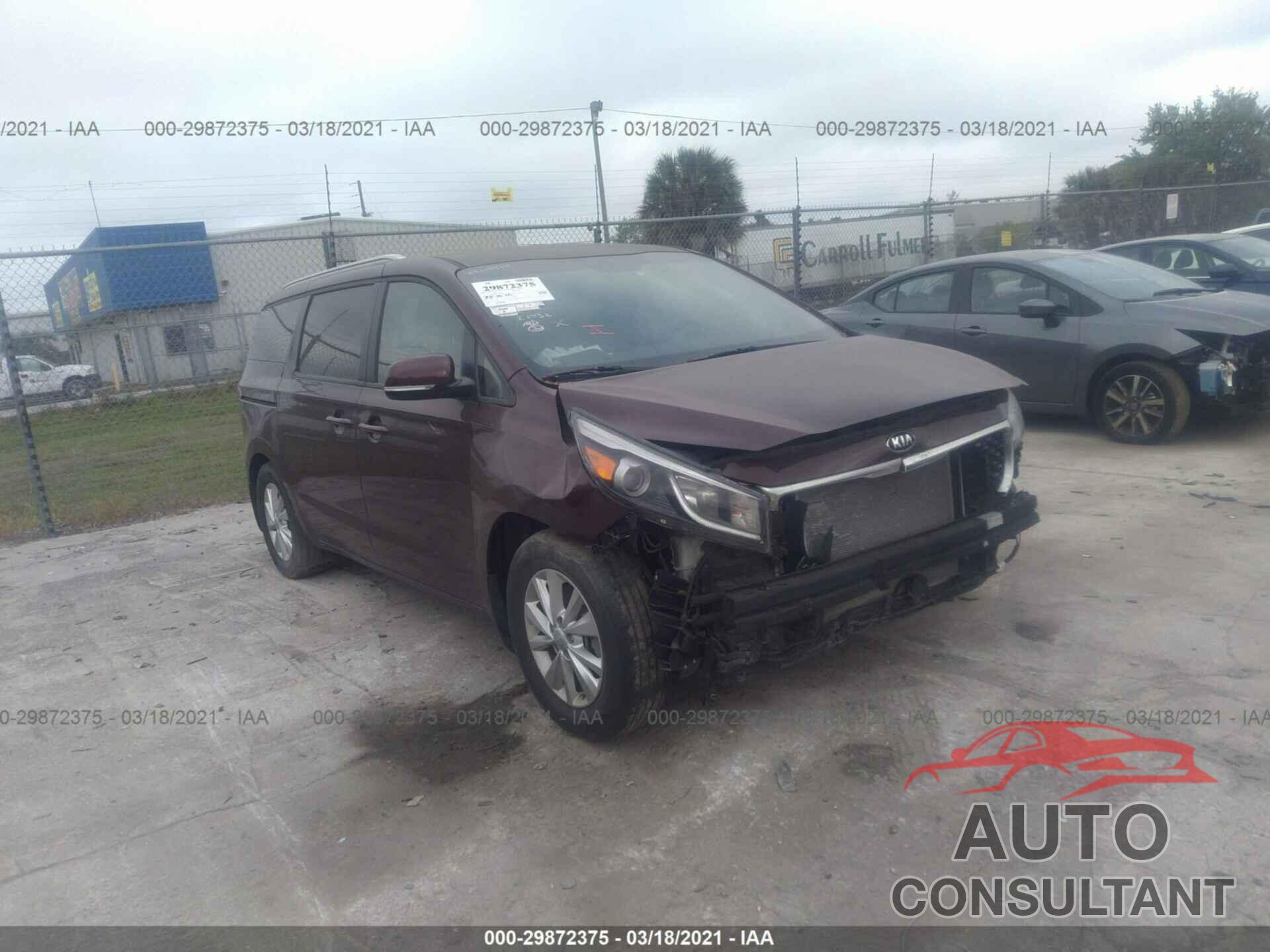 KIA SEDONA 2017 - KNDMB5C18H6320690