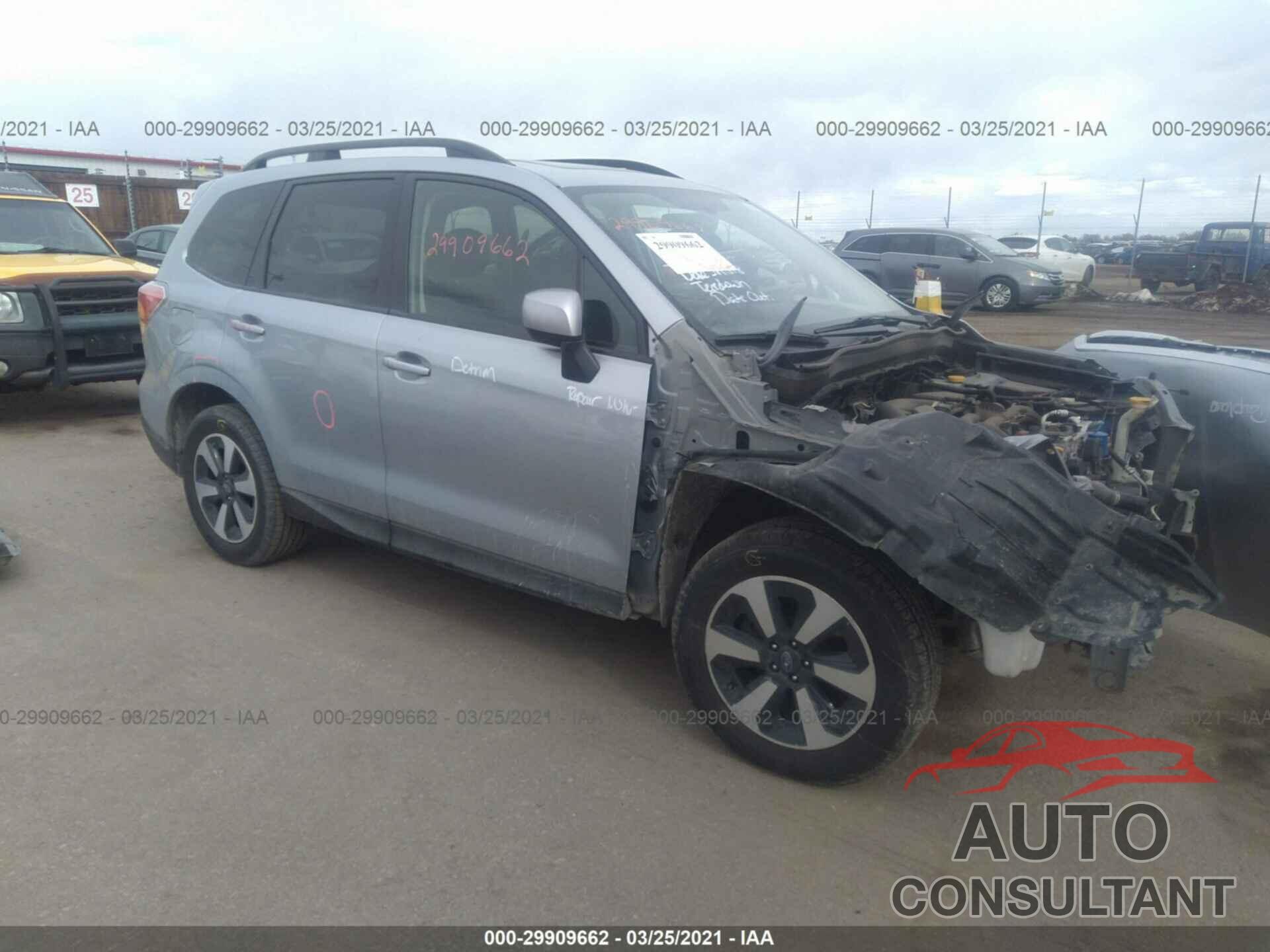 SUBARU FORESTER 2018 - JF2SJAEC6JH476398