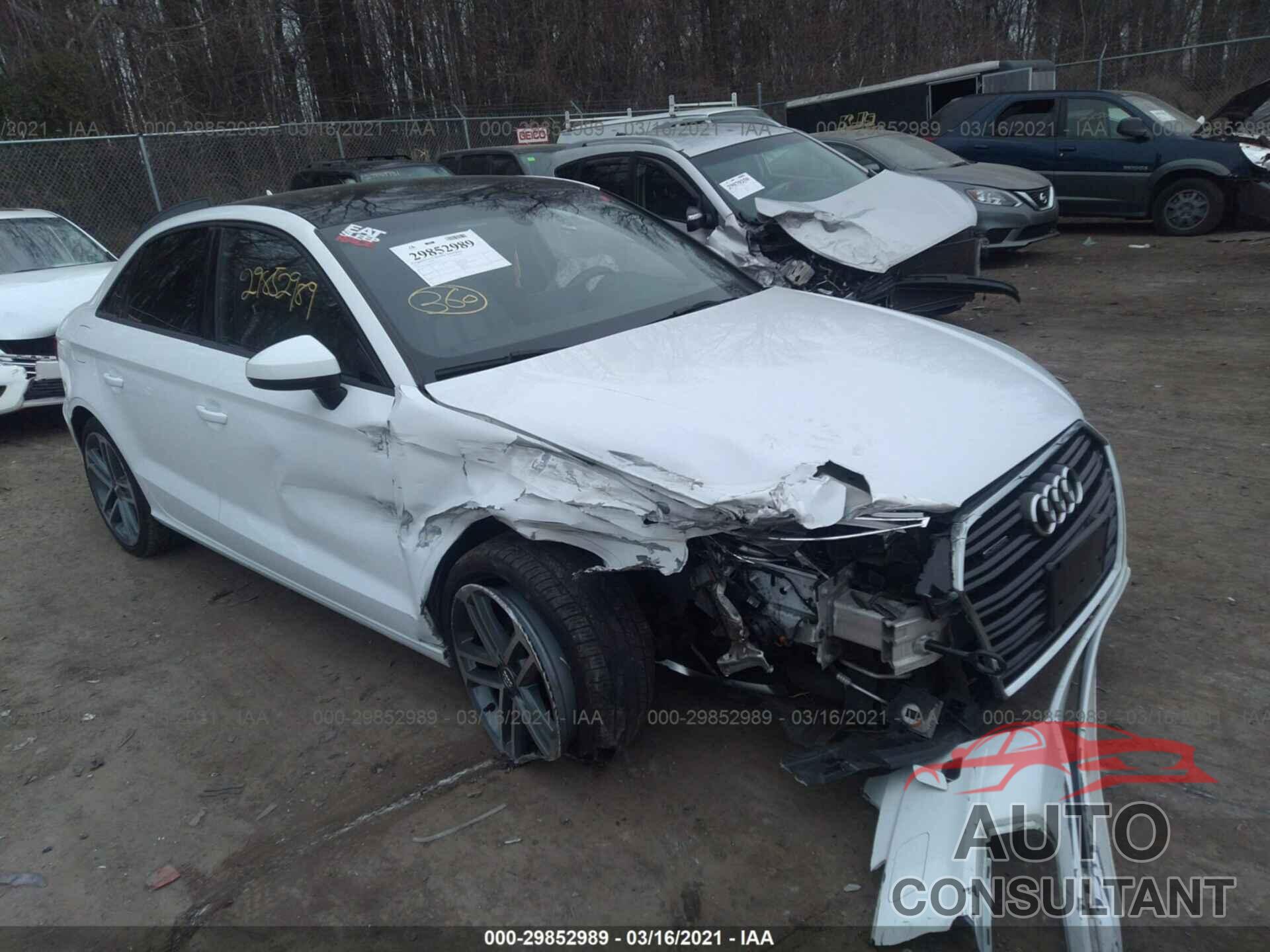 AUDI A3 SEDAN 2017 - WAUB8GFF4H1031275