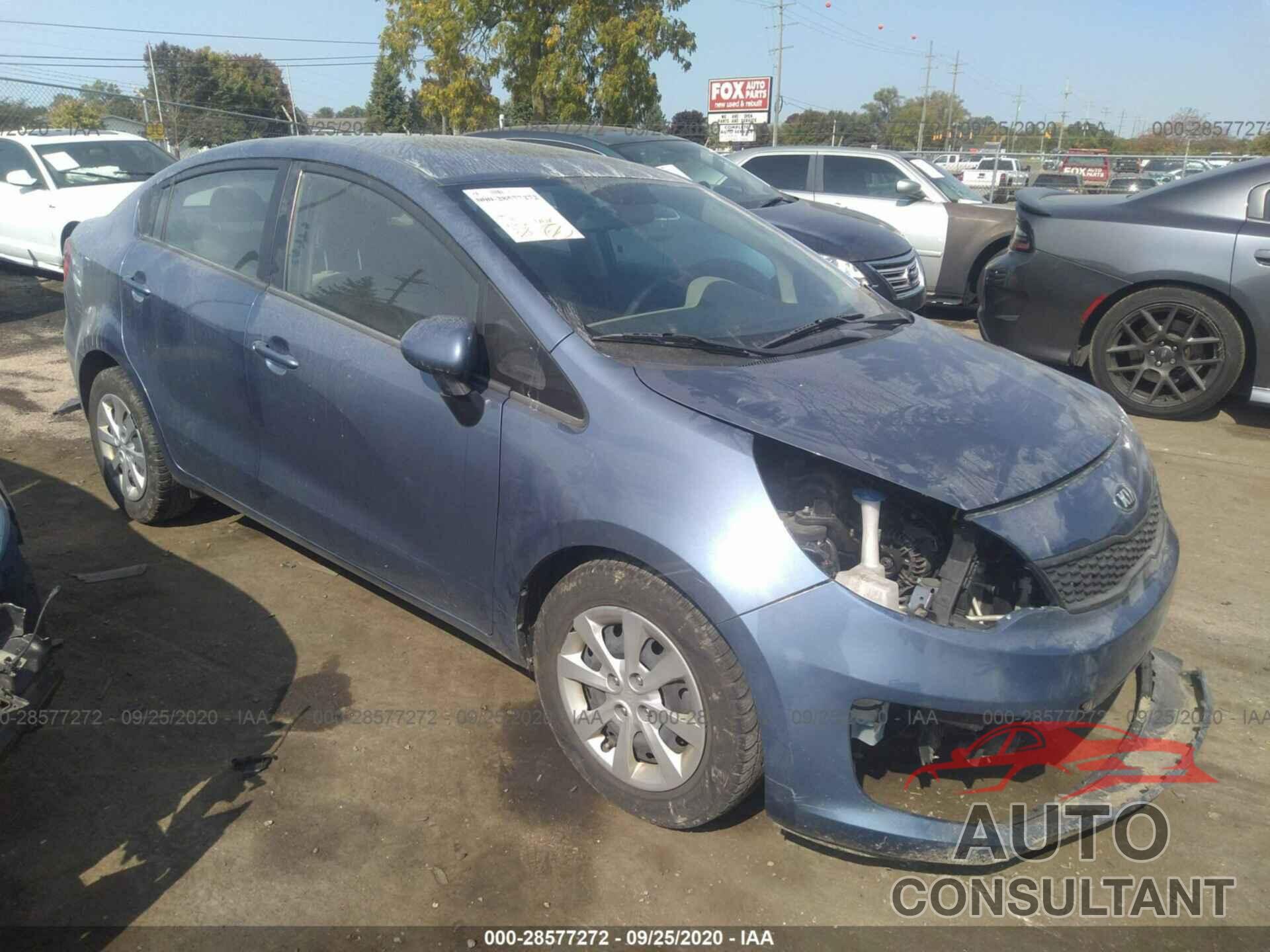 KIA RIO 2016 - KNADM4A35G6668709
