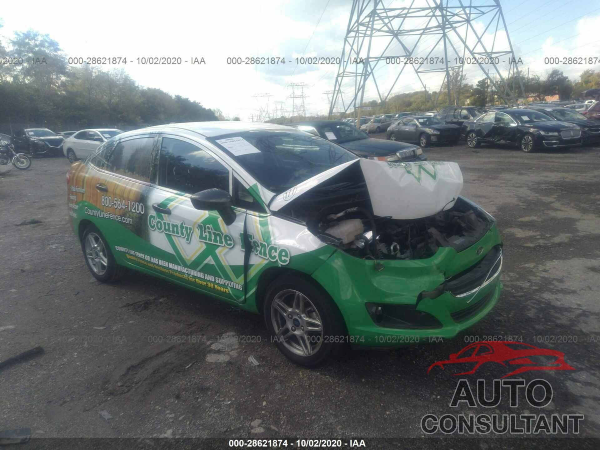 FORD FIESTA 2017 - 3FADP4BJ4HM167342