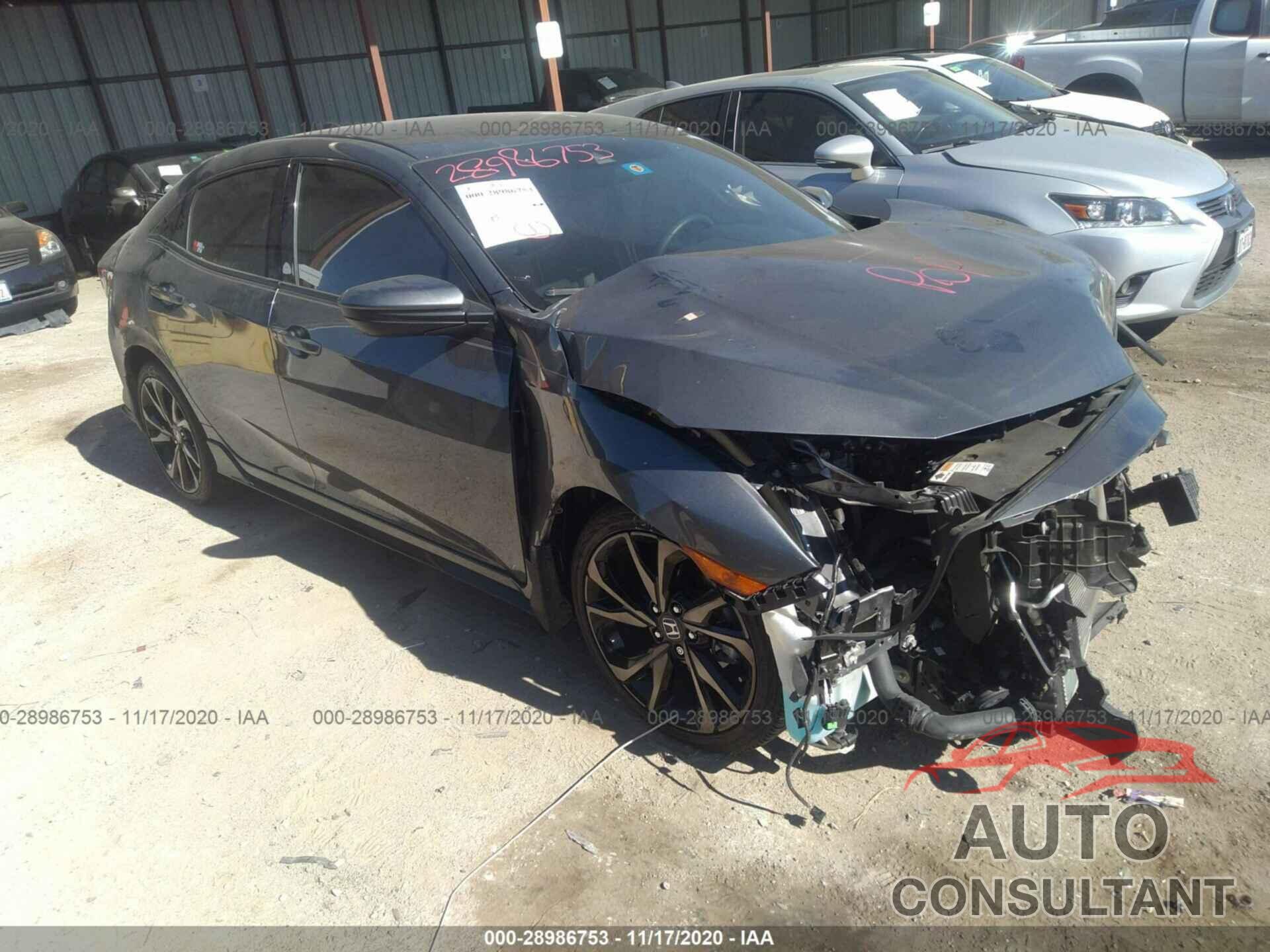 HONDA CIVIC HATCHBACK 2019 - SHHFK7H42KU224877