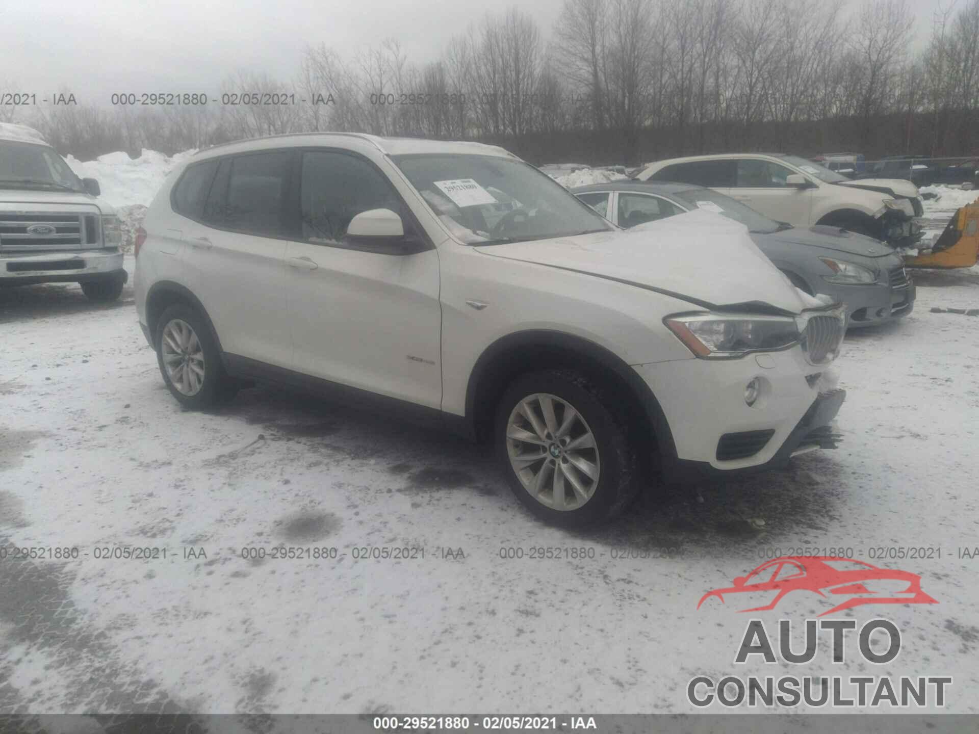 BMW X3 2016 - 5UXWX9C52G0D91701
