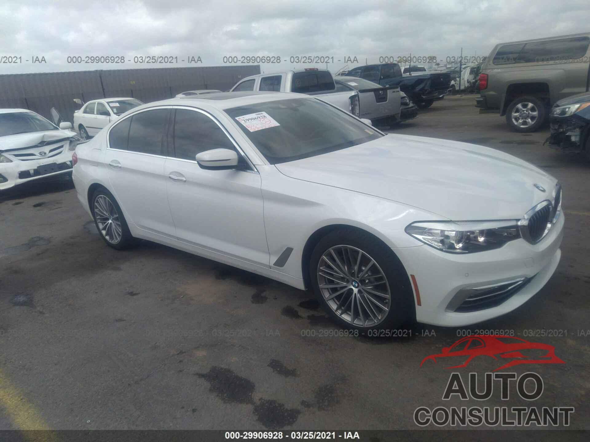 BMW 5 SERIES 2018 - WBAJE5C51JG917481