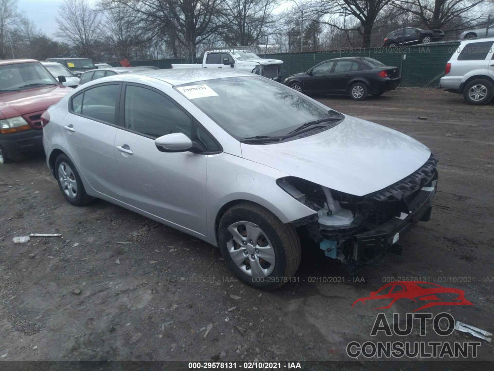 KIA FORTE 2017 - 3KPFK4A70HE109794