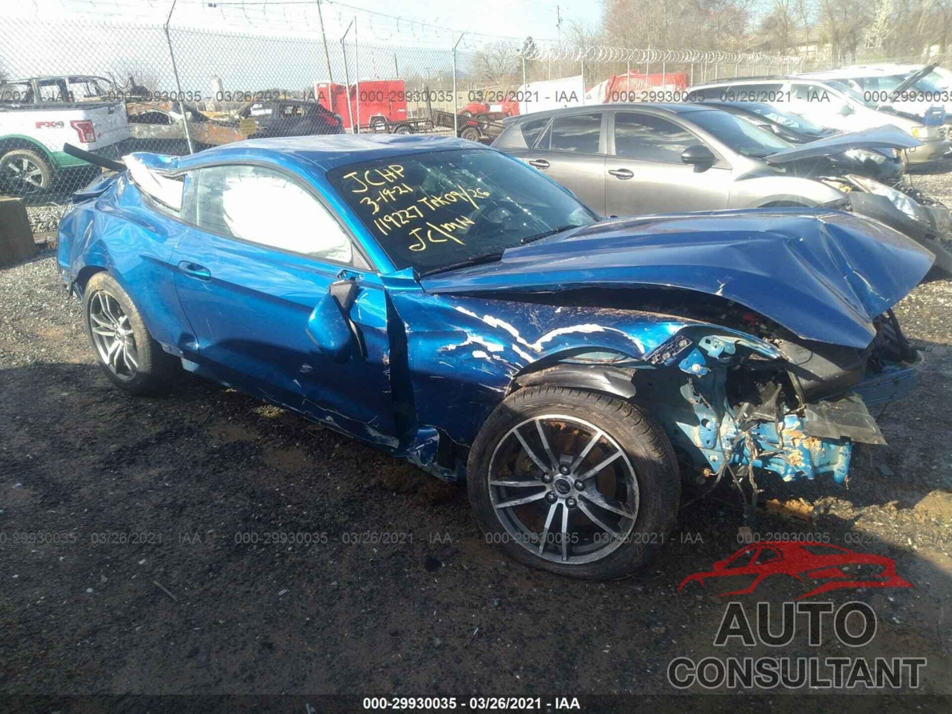 FORD MUSTANG 2017 - 1FA6P8TH7H5264939