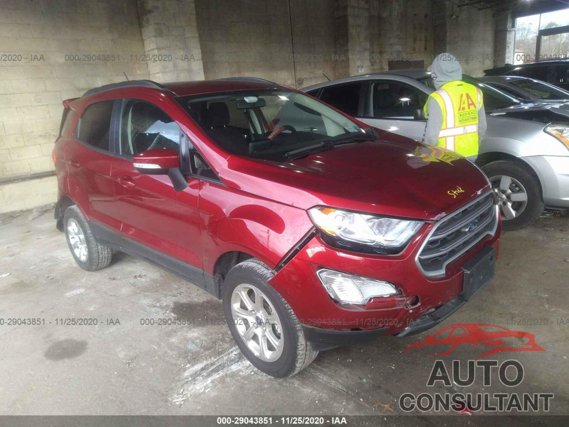 FORD ECOSPORT 2019 - MAJ6S3GL6KC296221