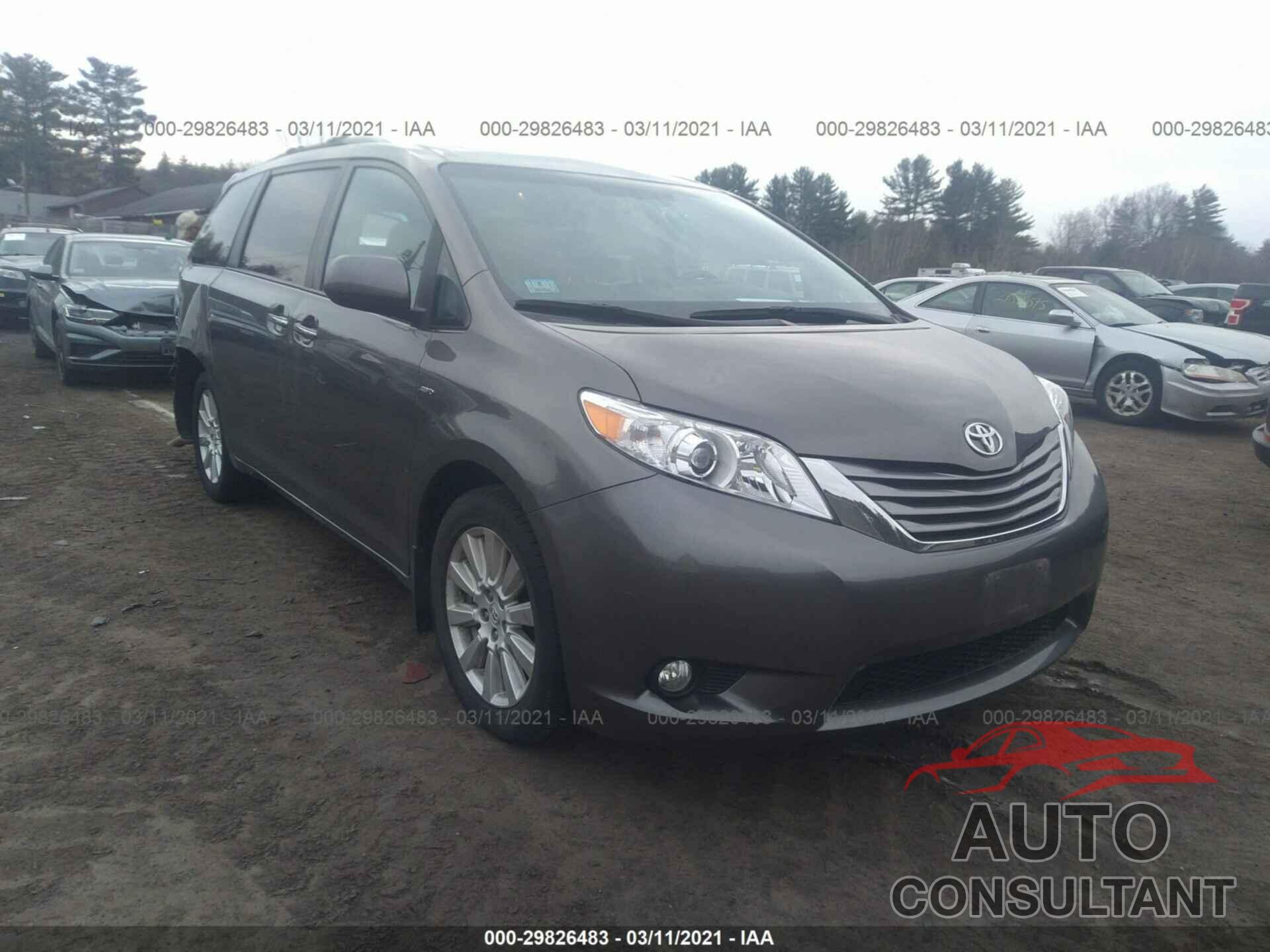 TOYOTA SIENNA 2017 - 5TDDZ3DC6HS165928