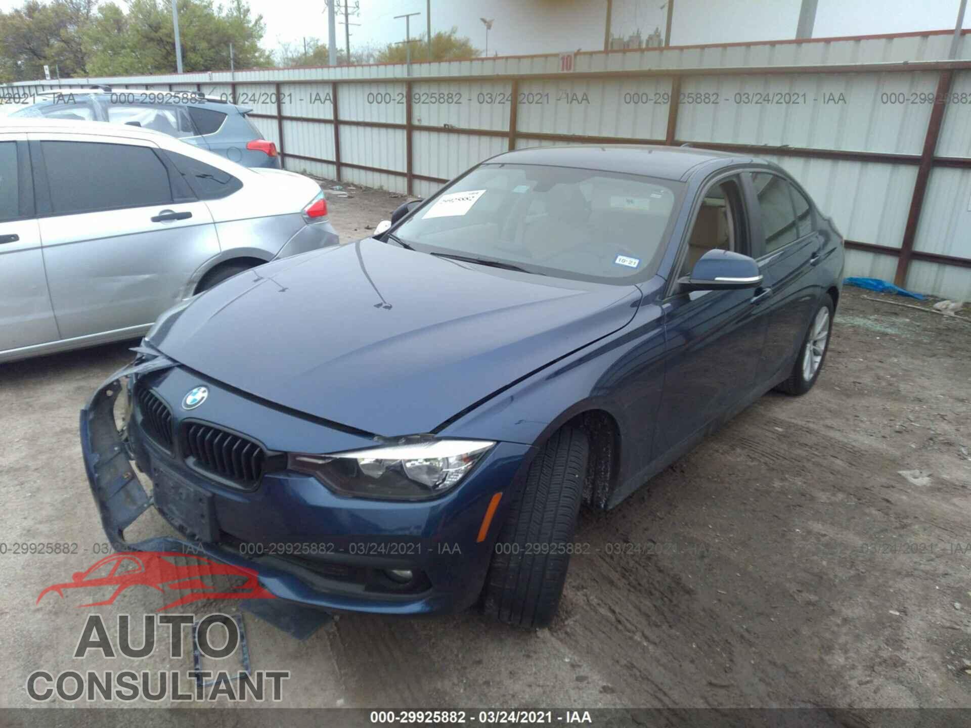 BMW 3 SERIES 2016 - WBA8E1G54GNU10810