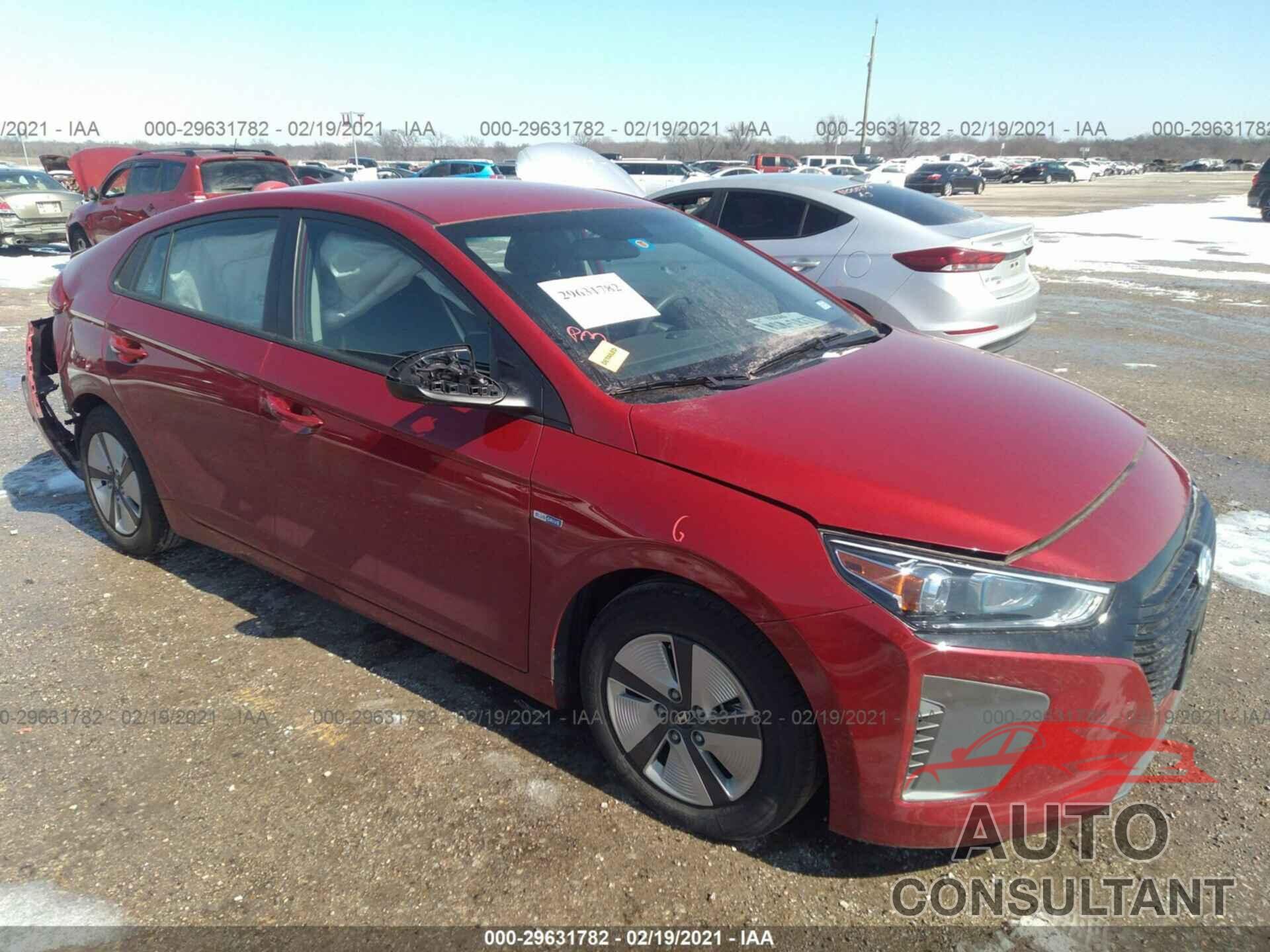 HYUNDAI IONIQ HYBRID 2019 - KMHC65LC3KU174523