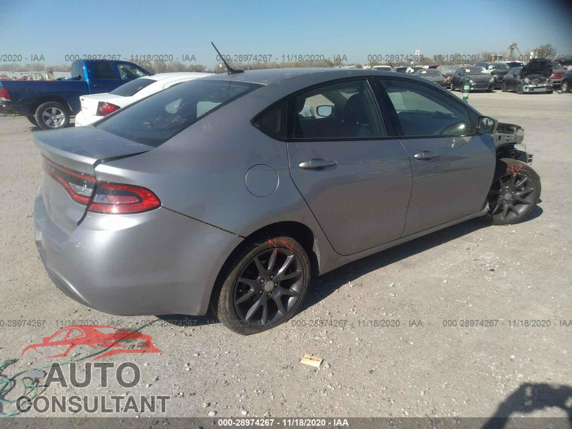 DODGE DART 2016 - 1C3CDFAA3GD737342