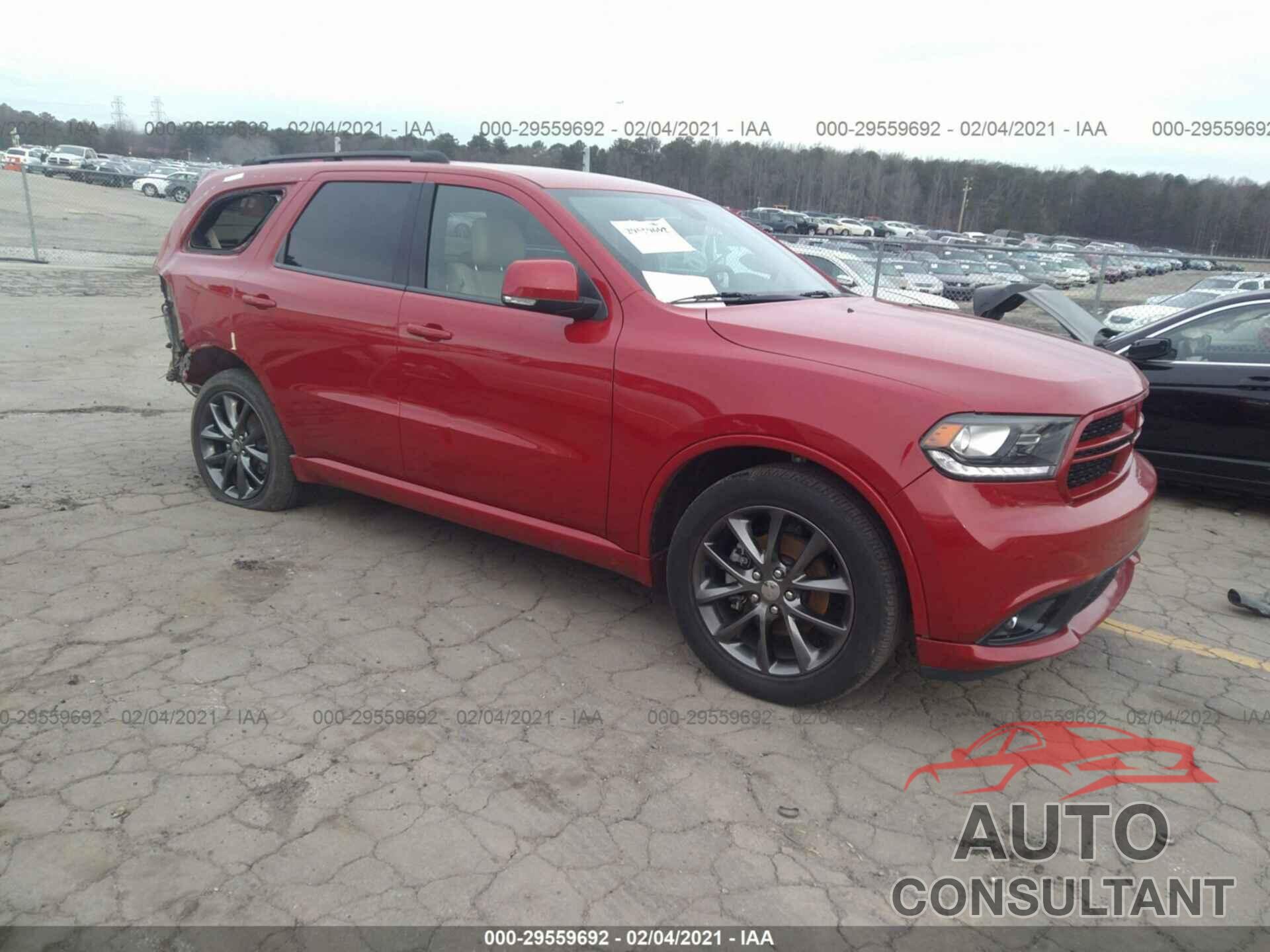DODGE DURANGO 2017 - 1C4RDHDG3HC774223