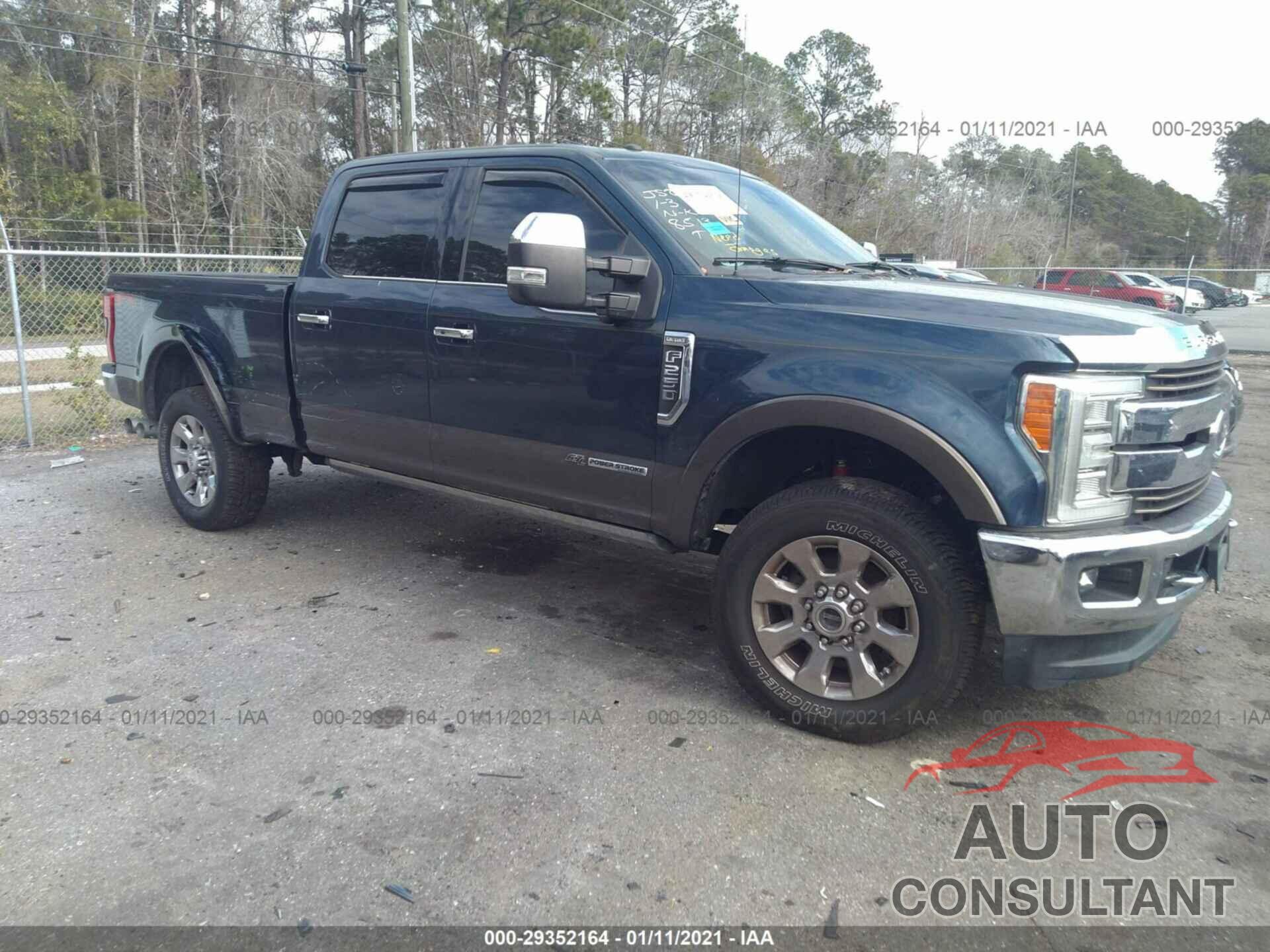 FORD SUPER DUTY F-250 SRW 2017 - 1FT7W2BT2HEC38513