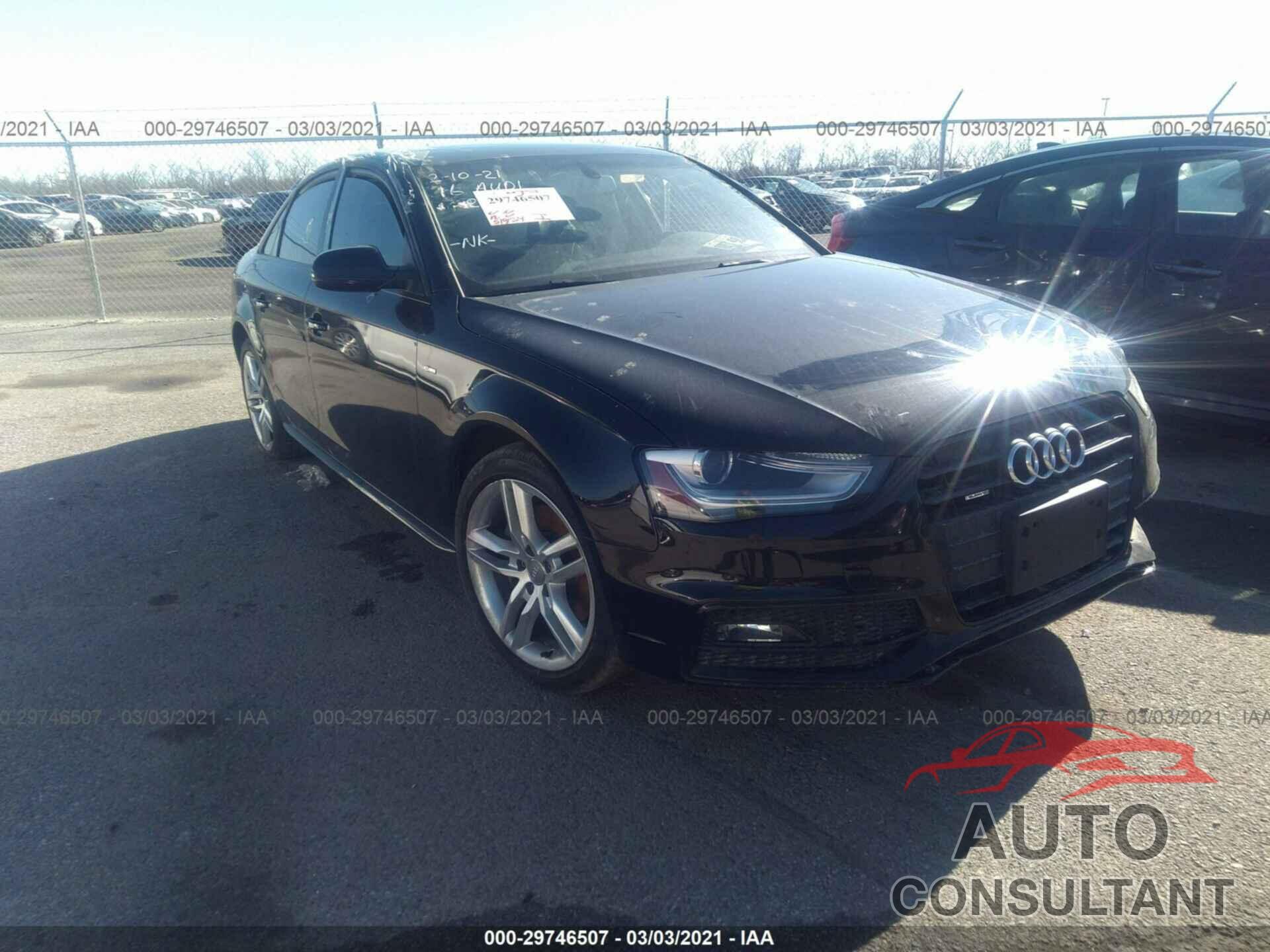 AUDI A4 2016 - WAUBFAFL2GN012532