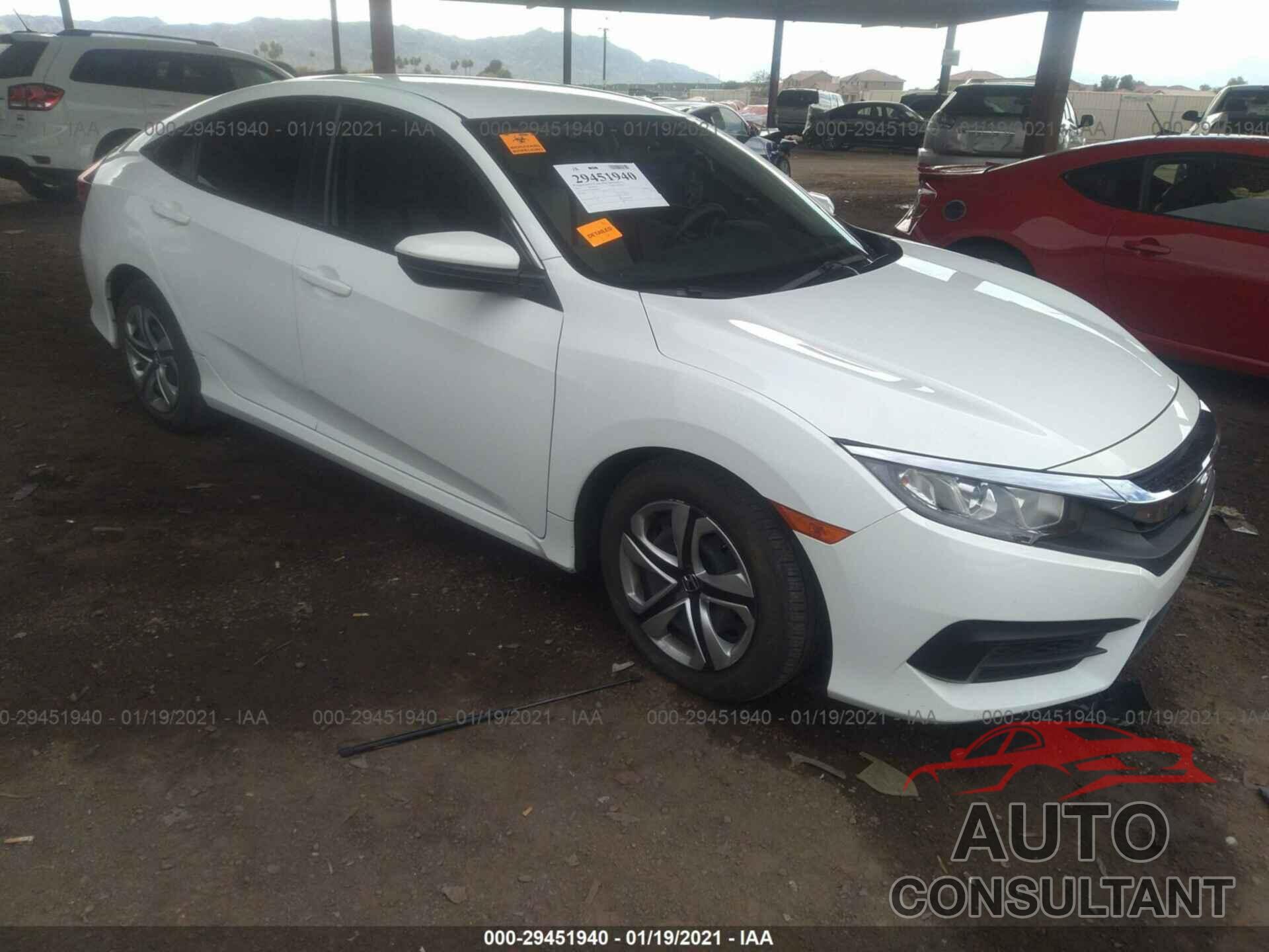 HONDA CIVIC SEDAN 2016 - 19XFC2F5XGE008026