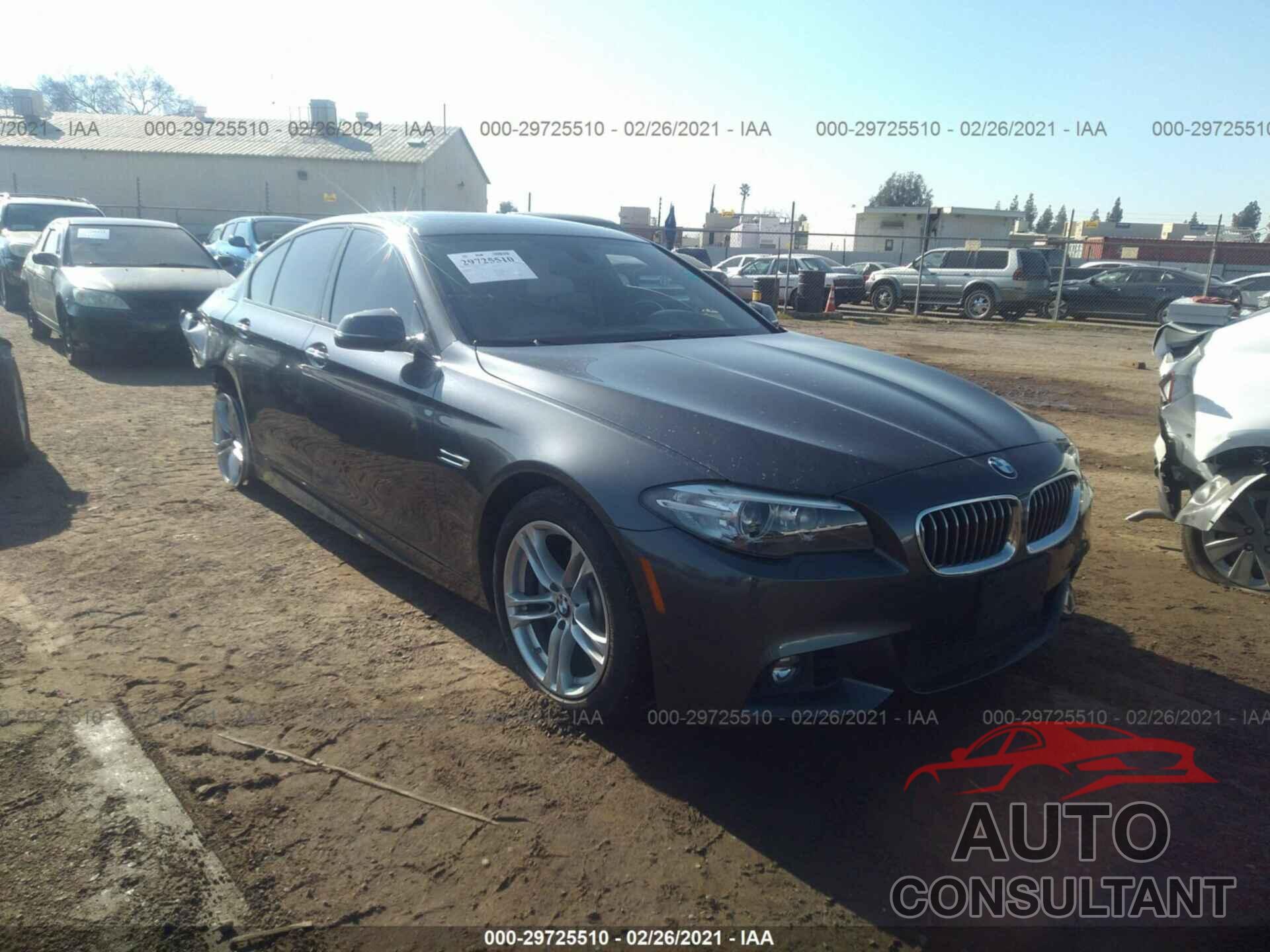 BMW 5 SERIES 2016 - WBA5A5C51GD525835