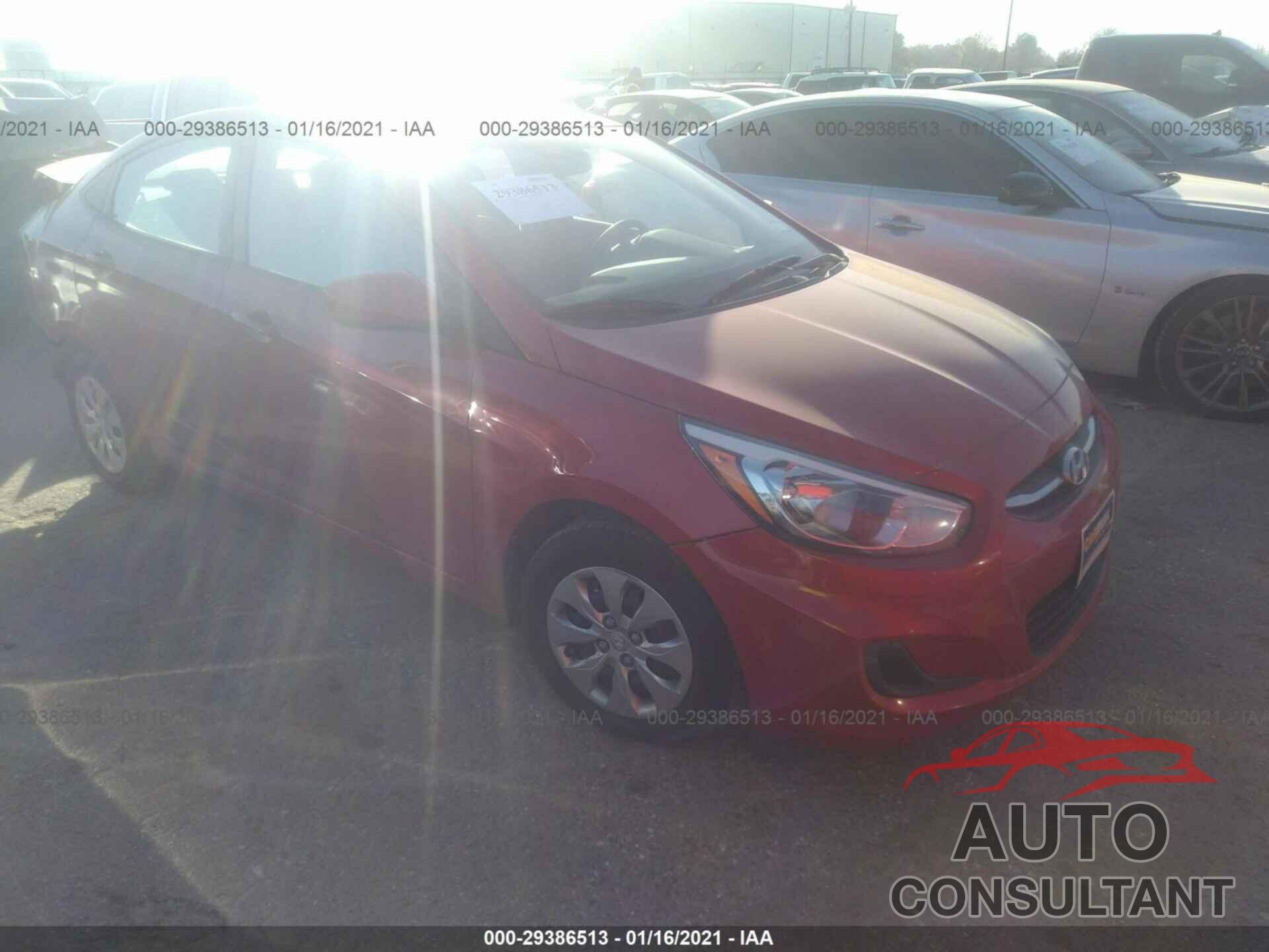 HYUNDAI ACCENT 2017 - KMHCT4AE3HU280437