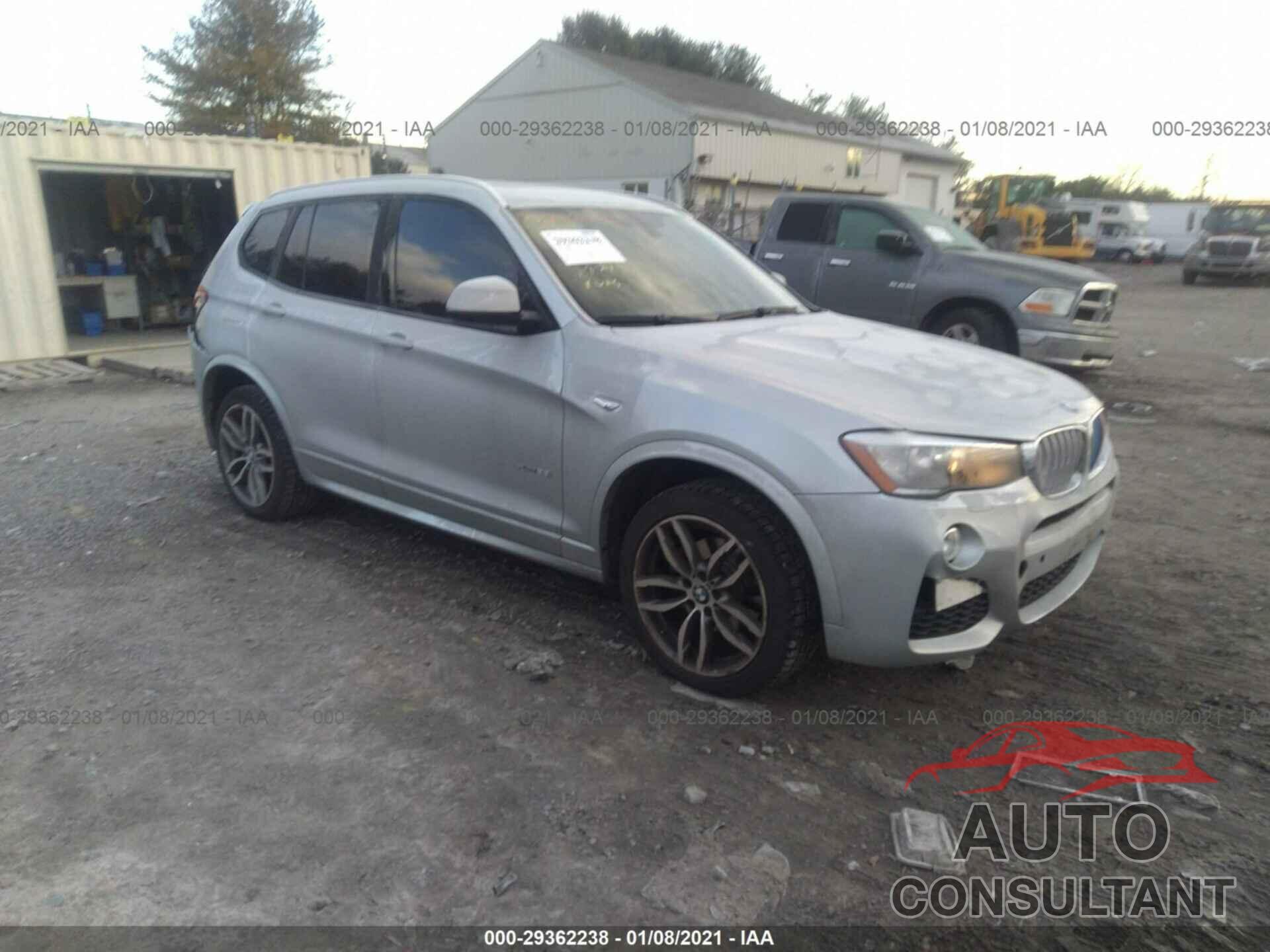 BMW X3 2016 - 5UXWX9C51G0D73190