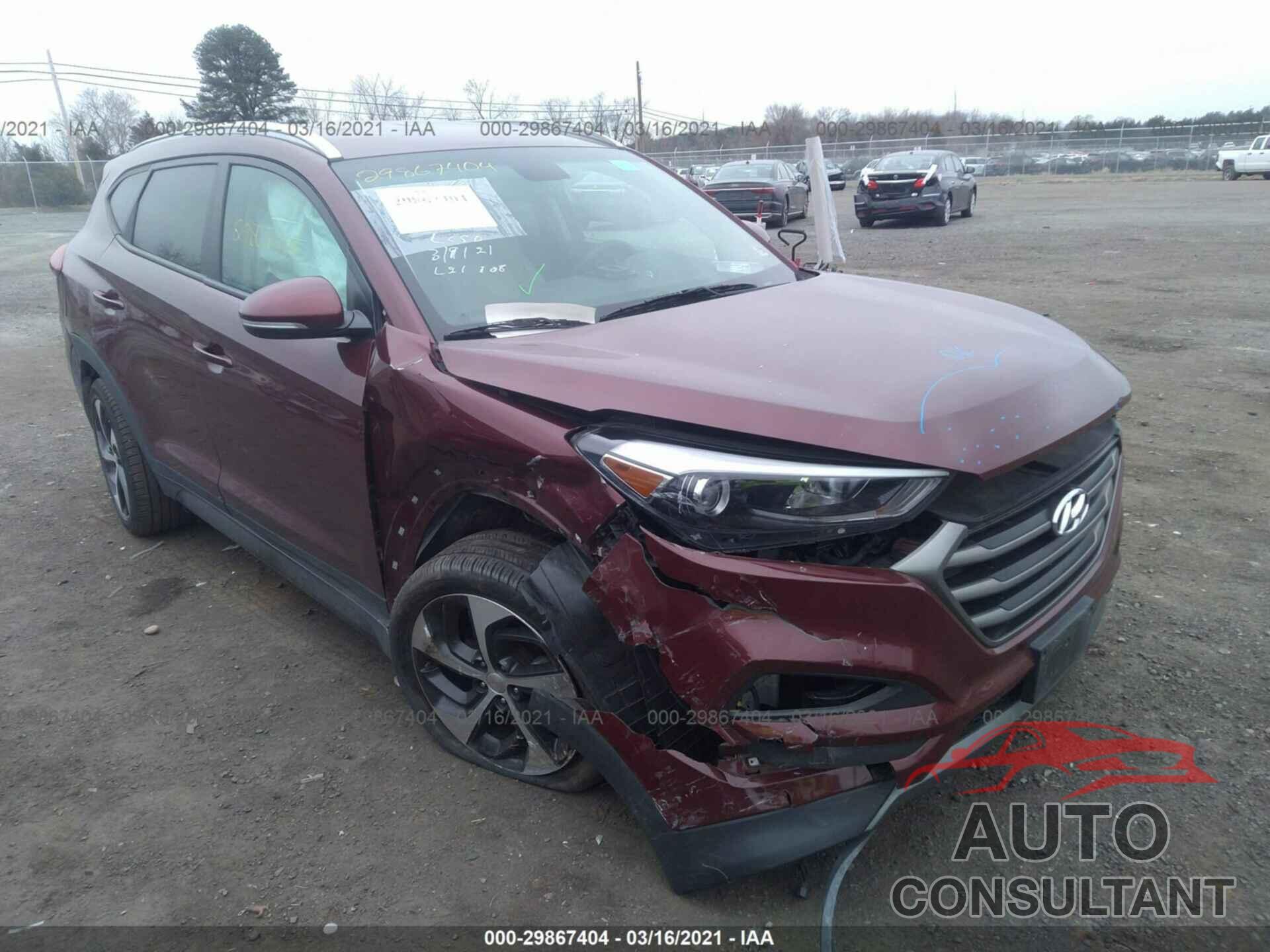 HYUNDAI TUCSON 2016 - KM8J3CA21GU137427
