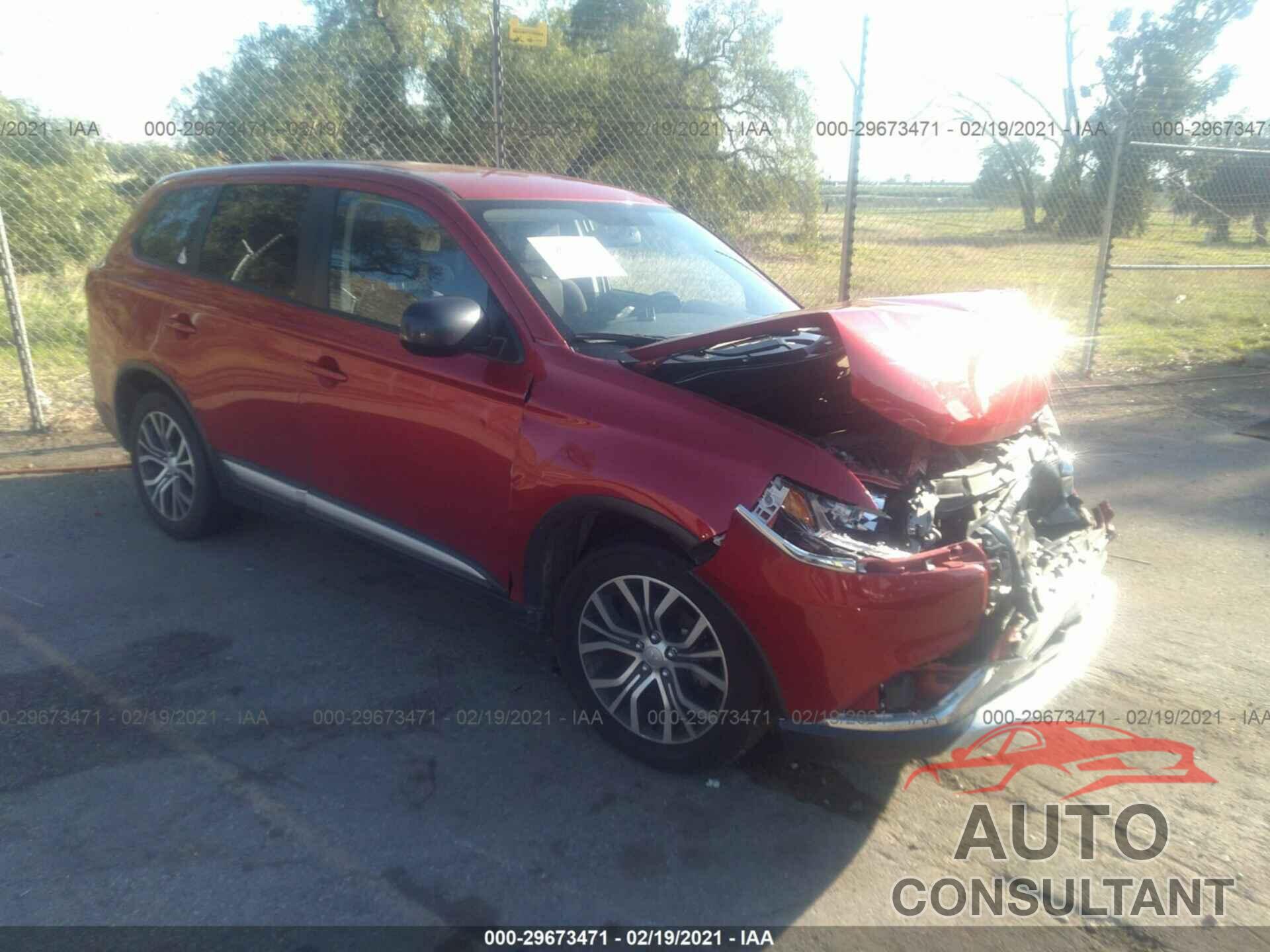MITSUBISHI OUTLANDER 2018 - JA4AZ3A30JZ059433