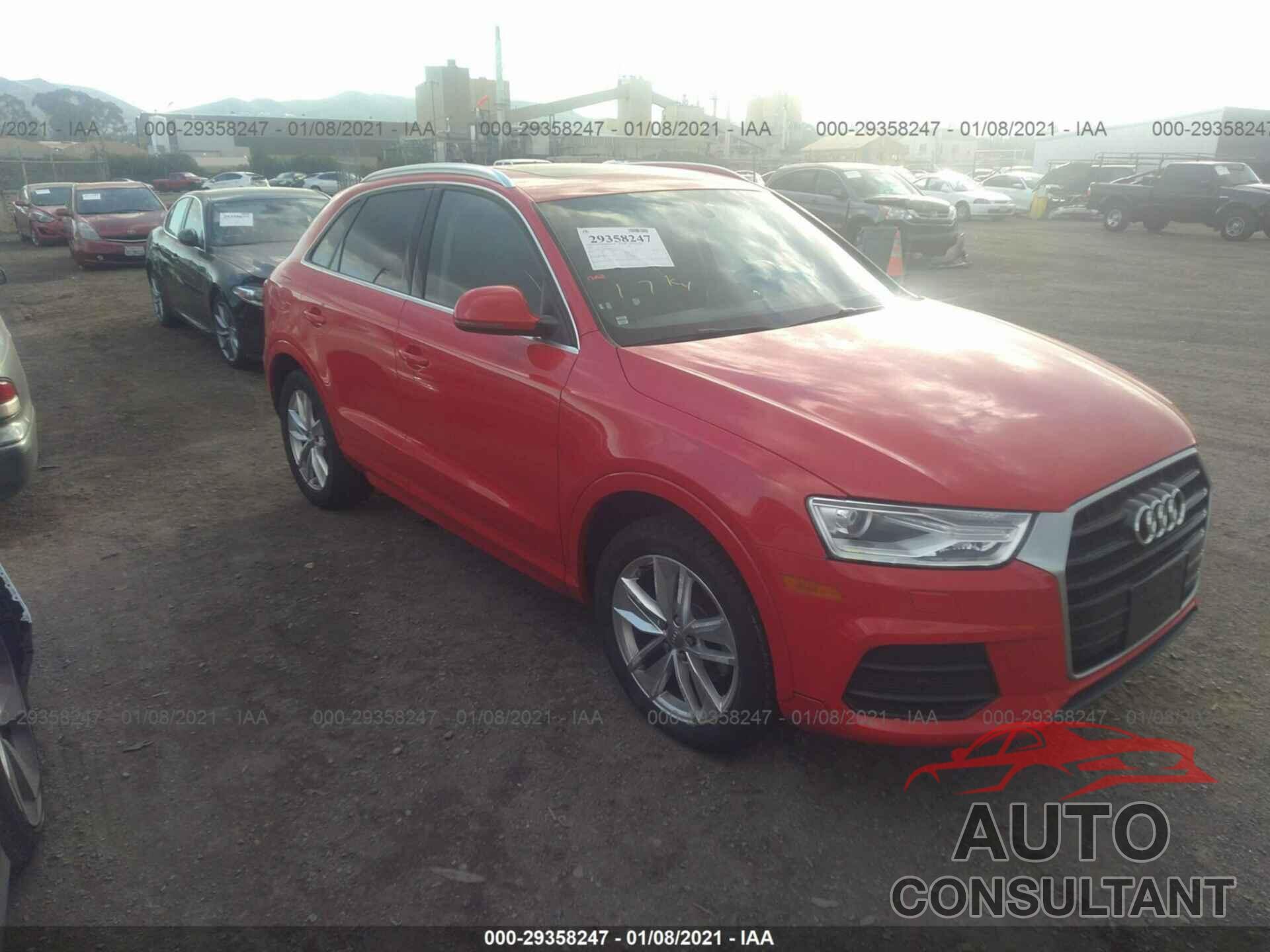 AUDI Q3 2016 - WA1BFCFS4GR018308