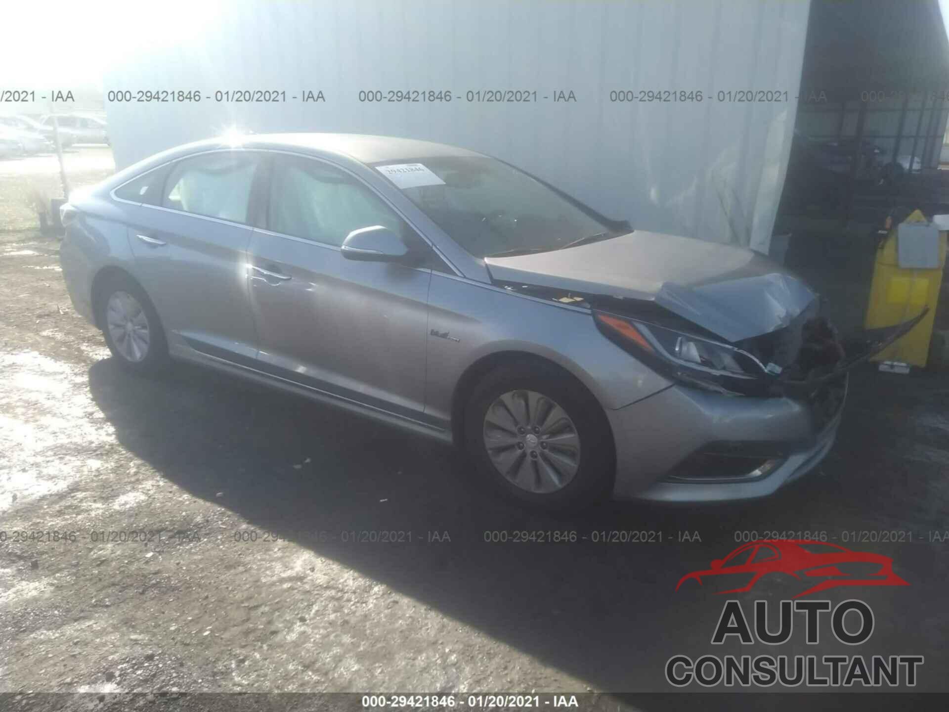 HYUNDAI SONATA HYBRID 2016 - KMHE24L11GA029650