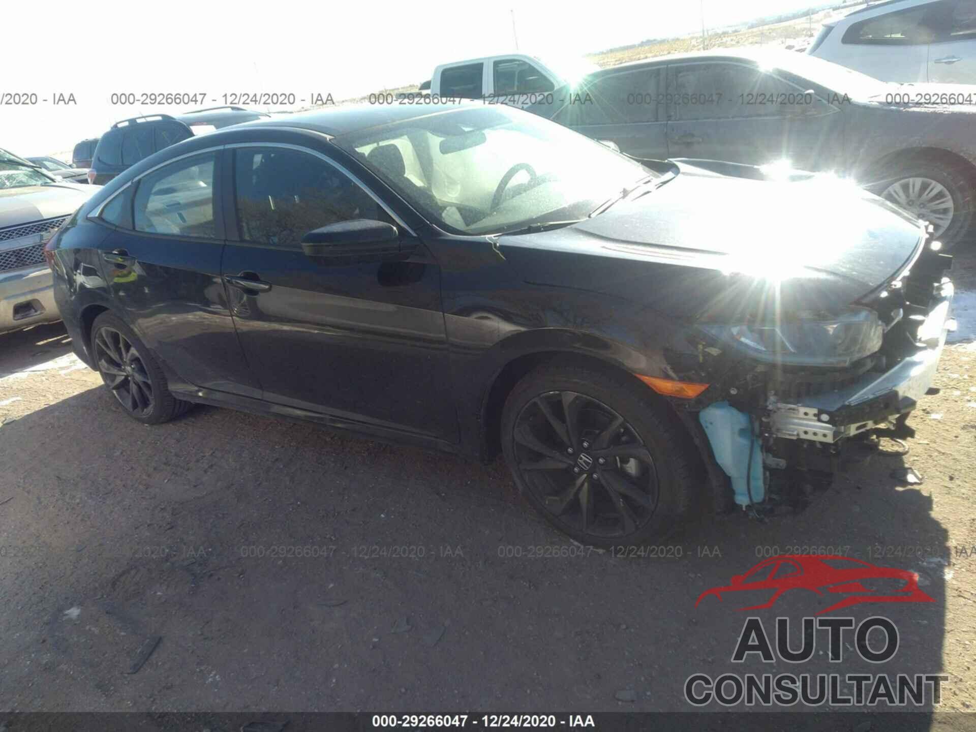 HONDA CIVIC SEDAN 2020 - 19XFC2F81LE018710