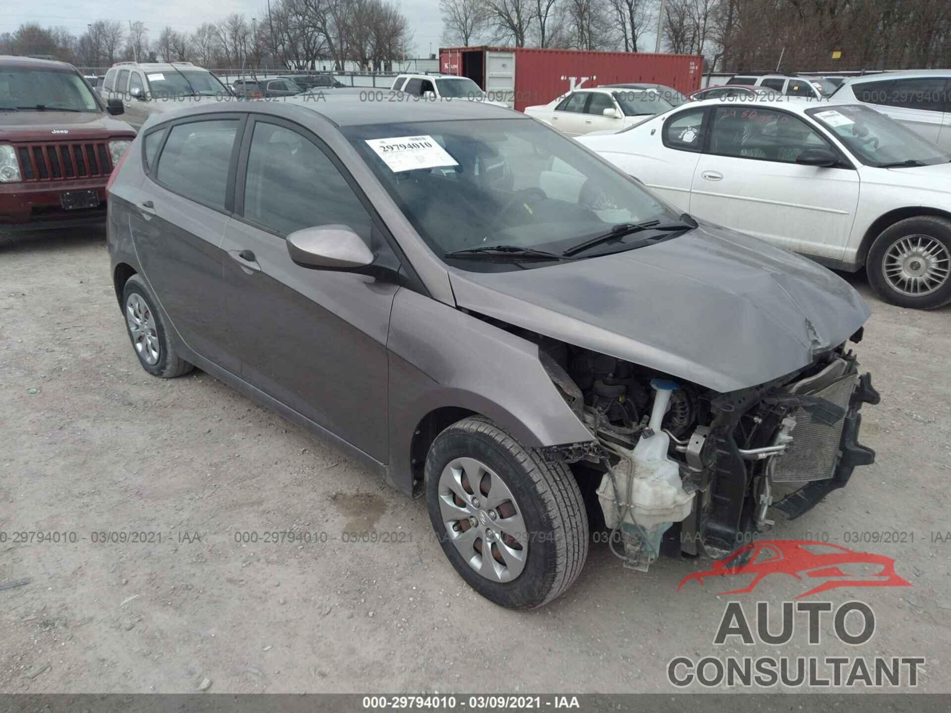 HYUNDAI ACCENT 2017 - KMHCT5AE9HU363540