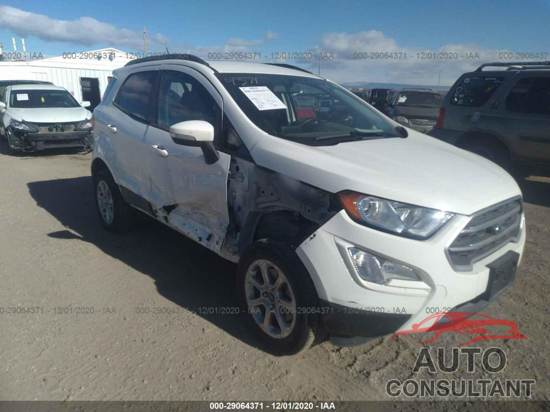 FORD ECOSPORT 2019 - MAJ6S3GL4KC258177