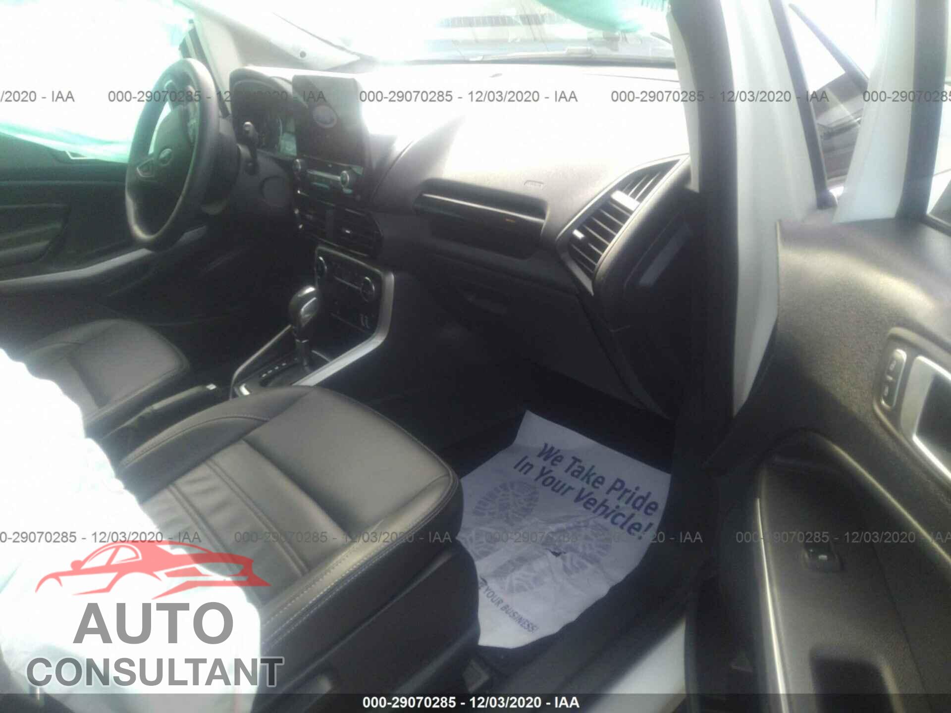 FORD ECOSPORT 2020 - MAJ6S3KL3LC351636