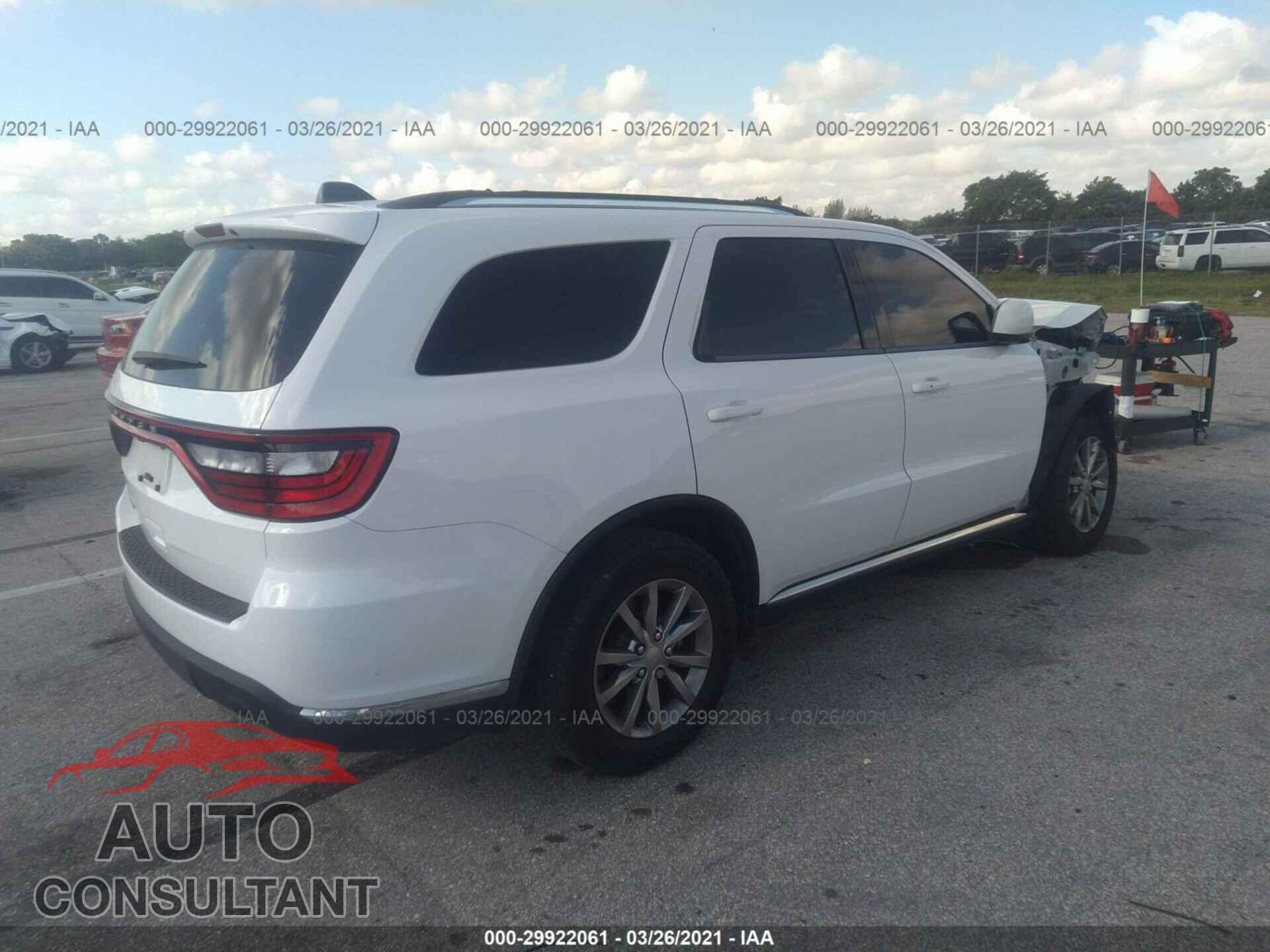 DODGE DURANGO 2018 - 1C4RDHAG1JC495069