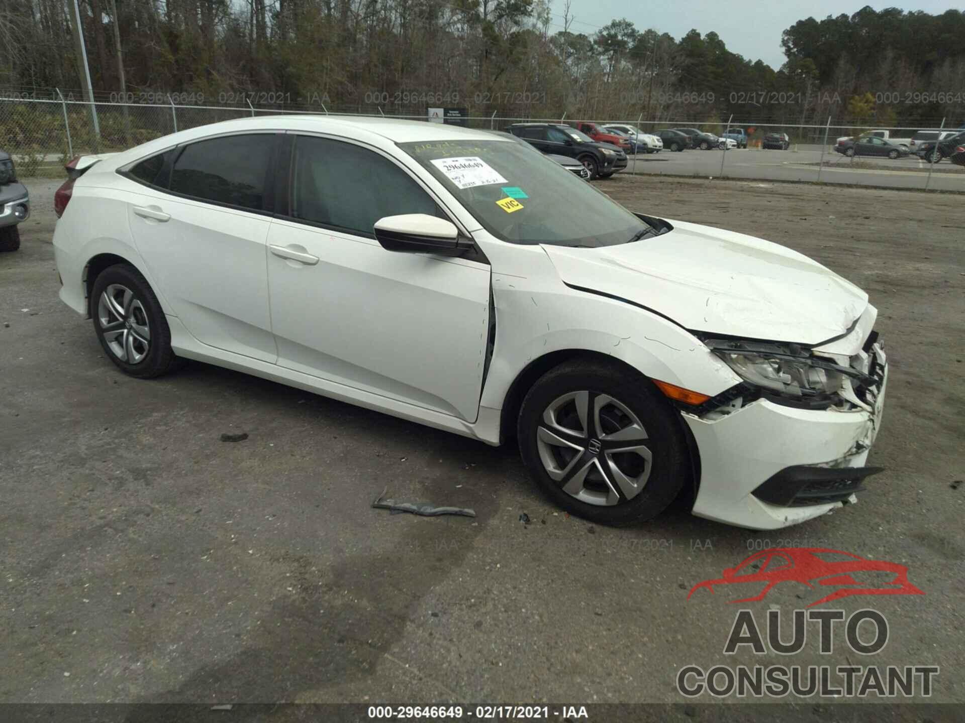 HONDA CIVIC SEDAN 2016 - 19XFC2F5XGE044959