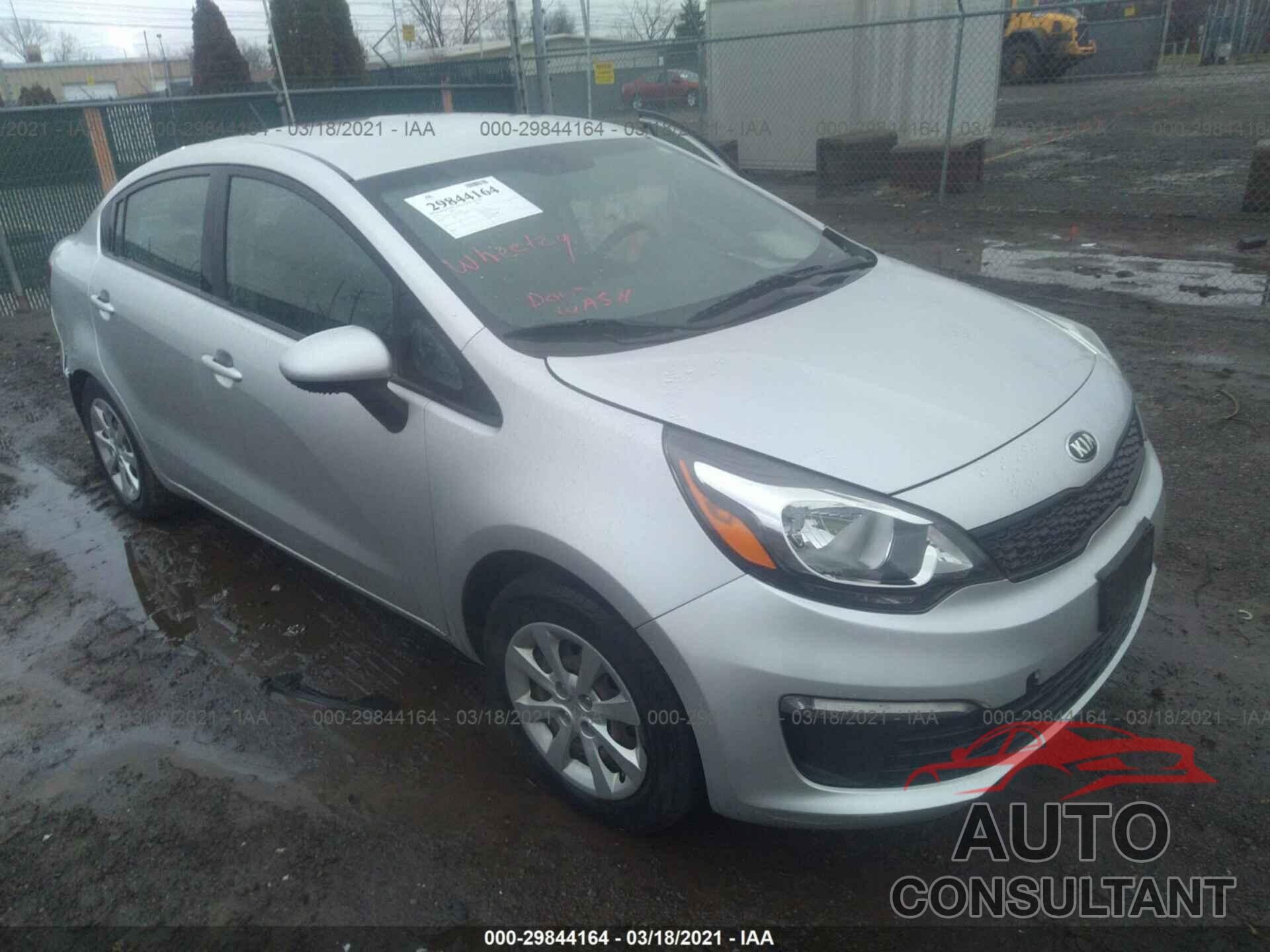 KIA RIO 2016 - KNADM4A36G6560440