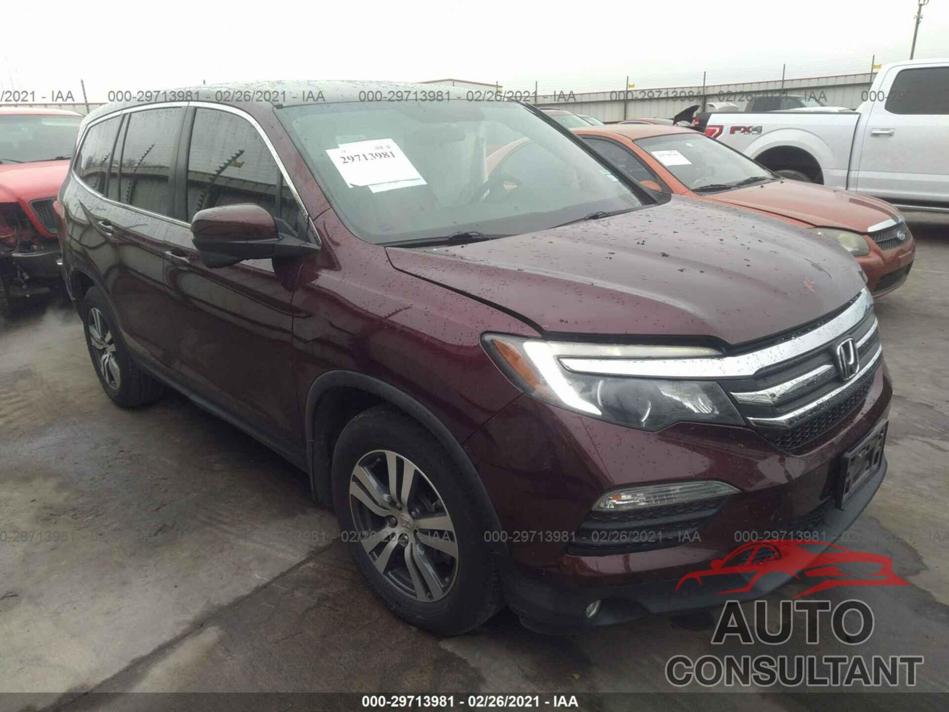 HONDA PILOT 2016 - 5FNYF5H32GB039083