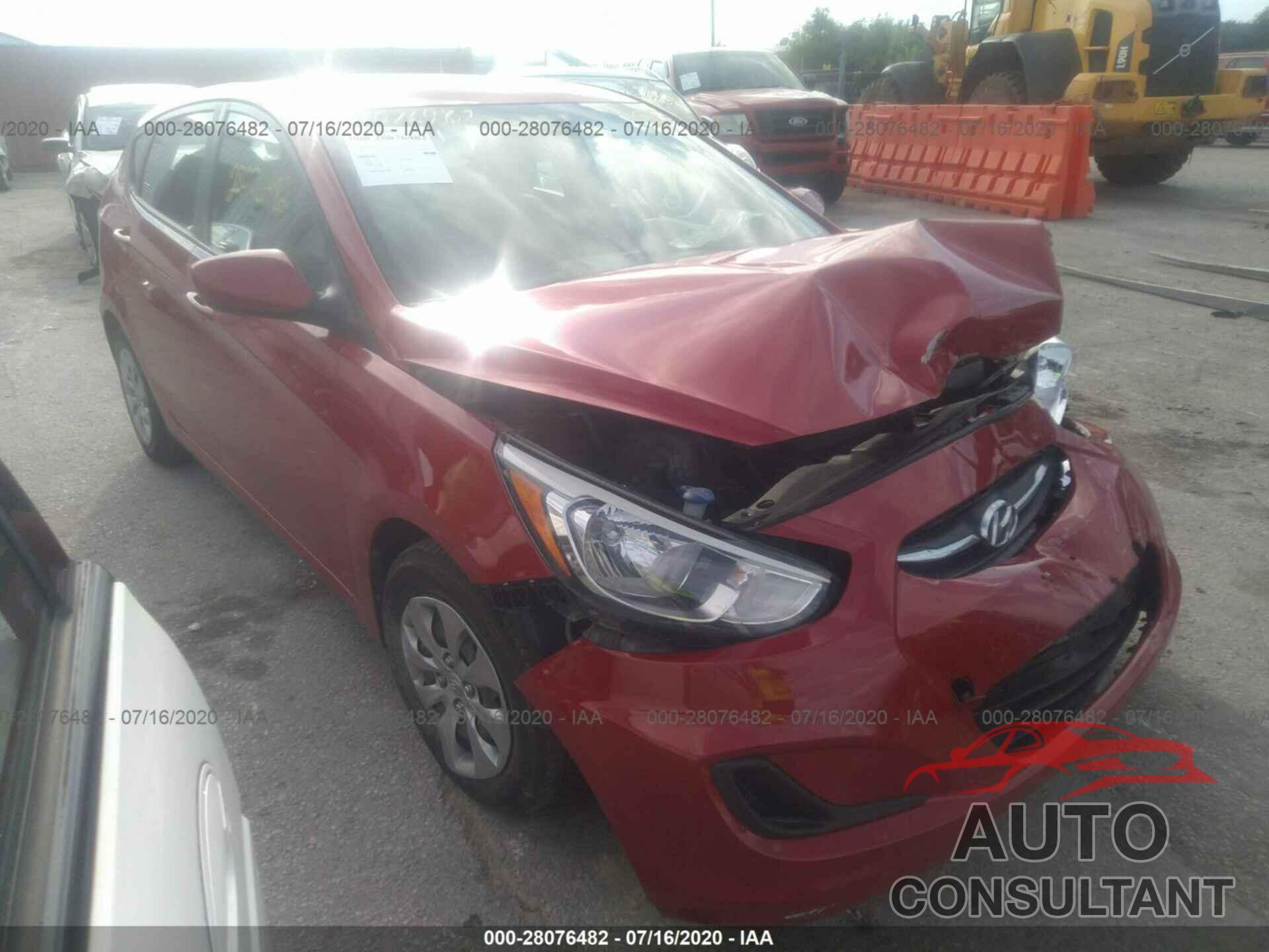 HYUNDAI ACCENT 2016 - KMHCT5AE9GU251464
