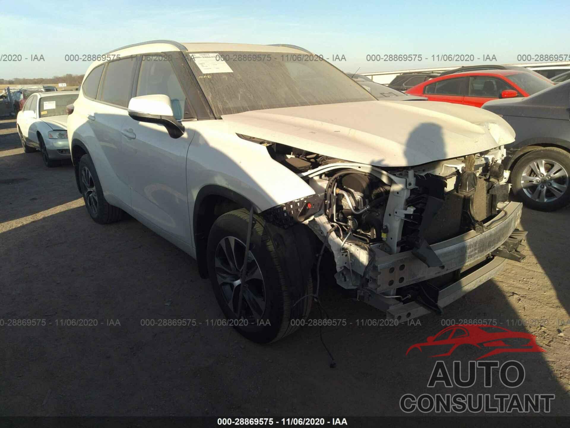 TOYOTA HIGHLANDER 2020 - 5TDHZRBH4LS501412