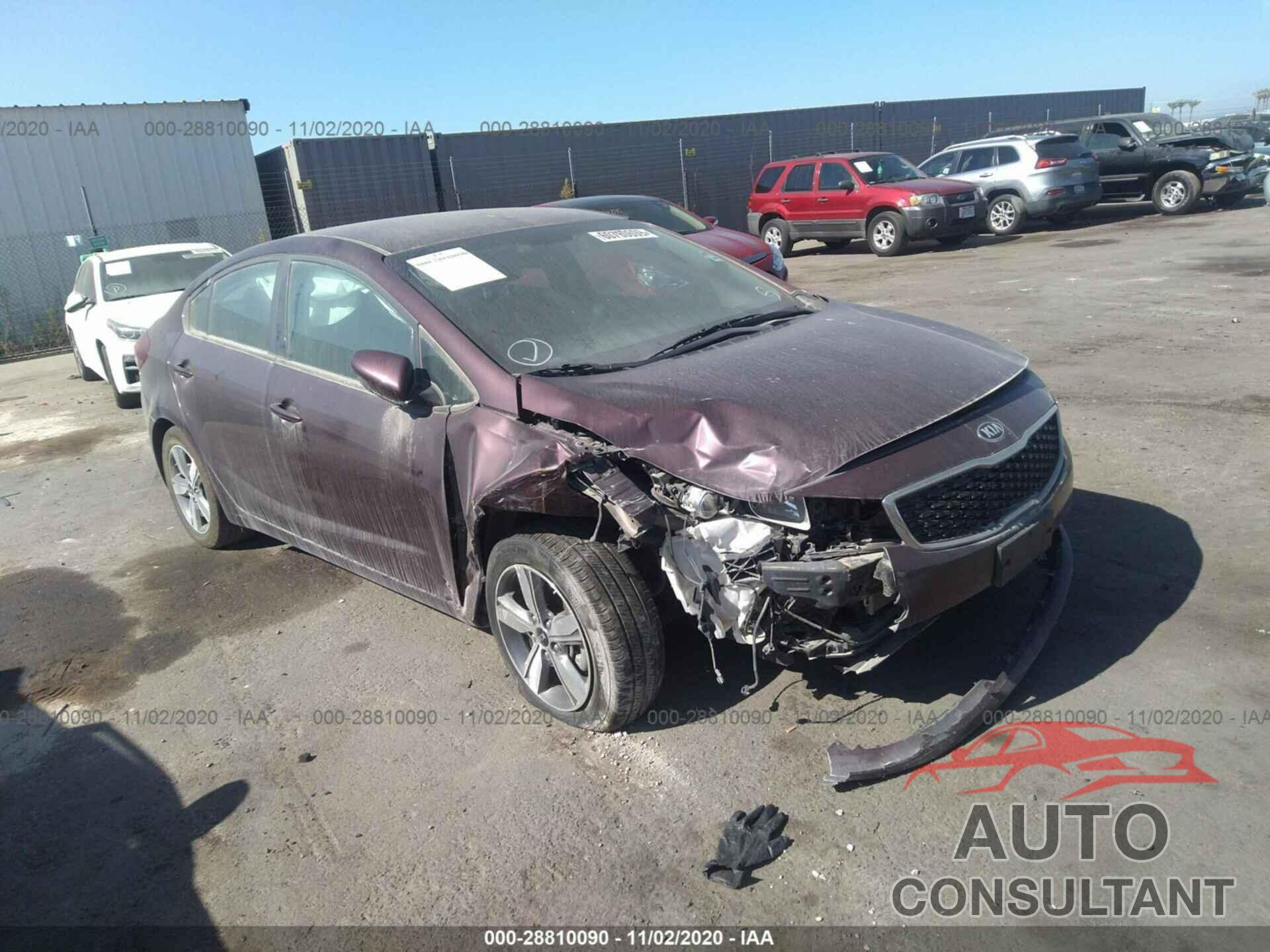 KIA FORTE 2018 - 3KPFL4A78JE166408