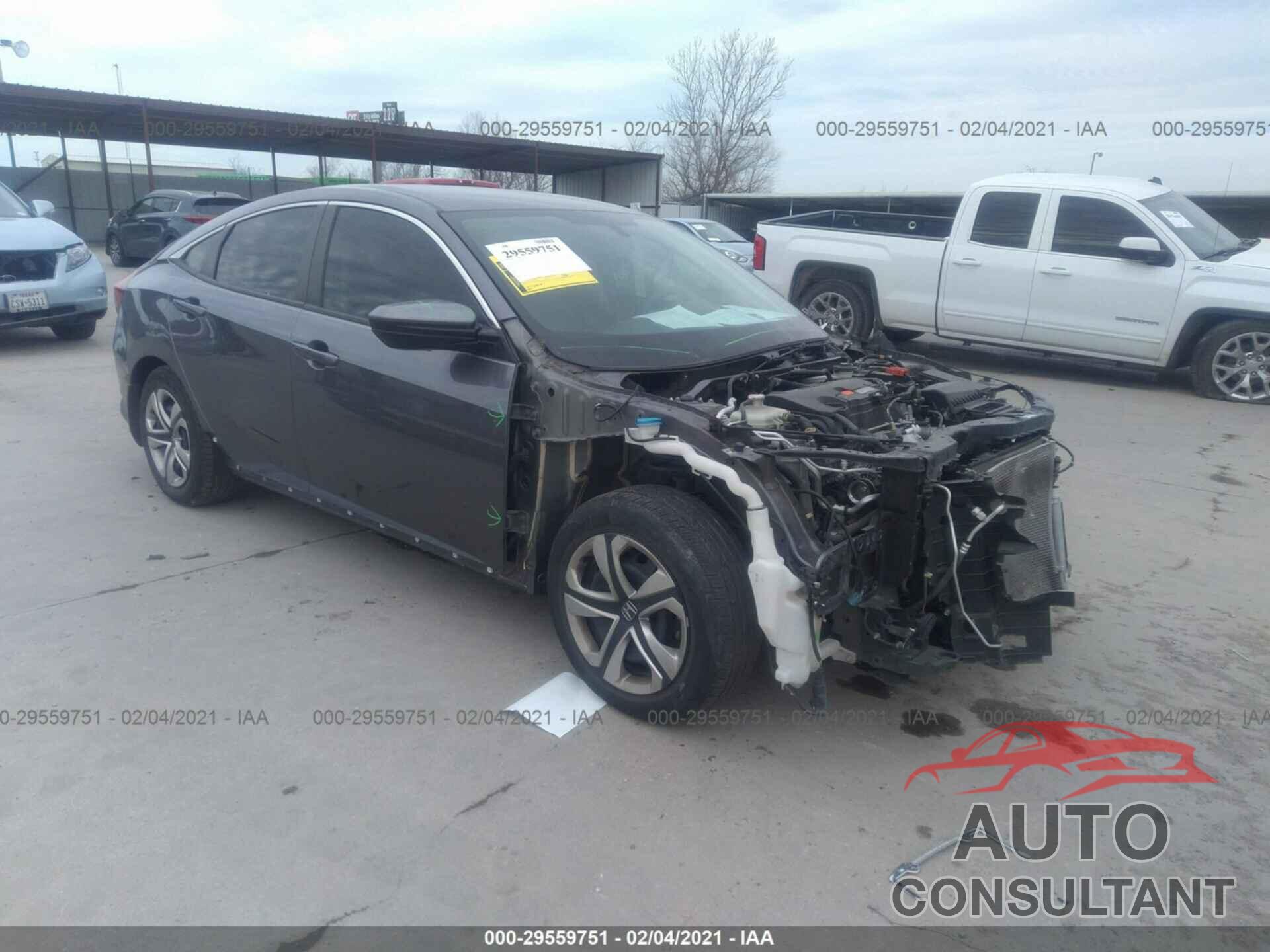 HONDA CIVIC SEDAN 2017 - 19XFC2E57HE048700