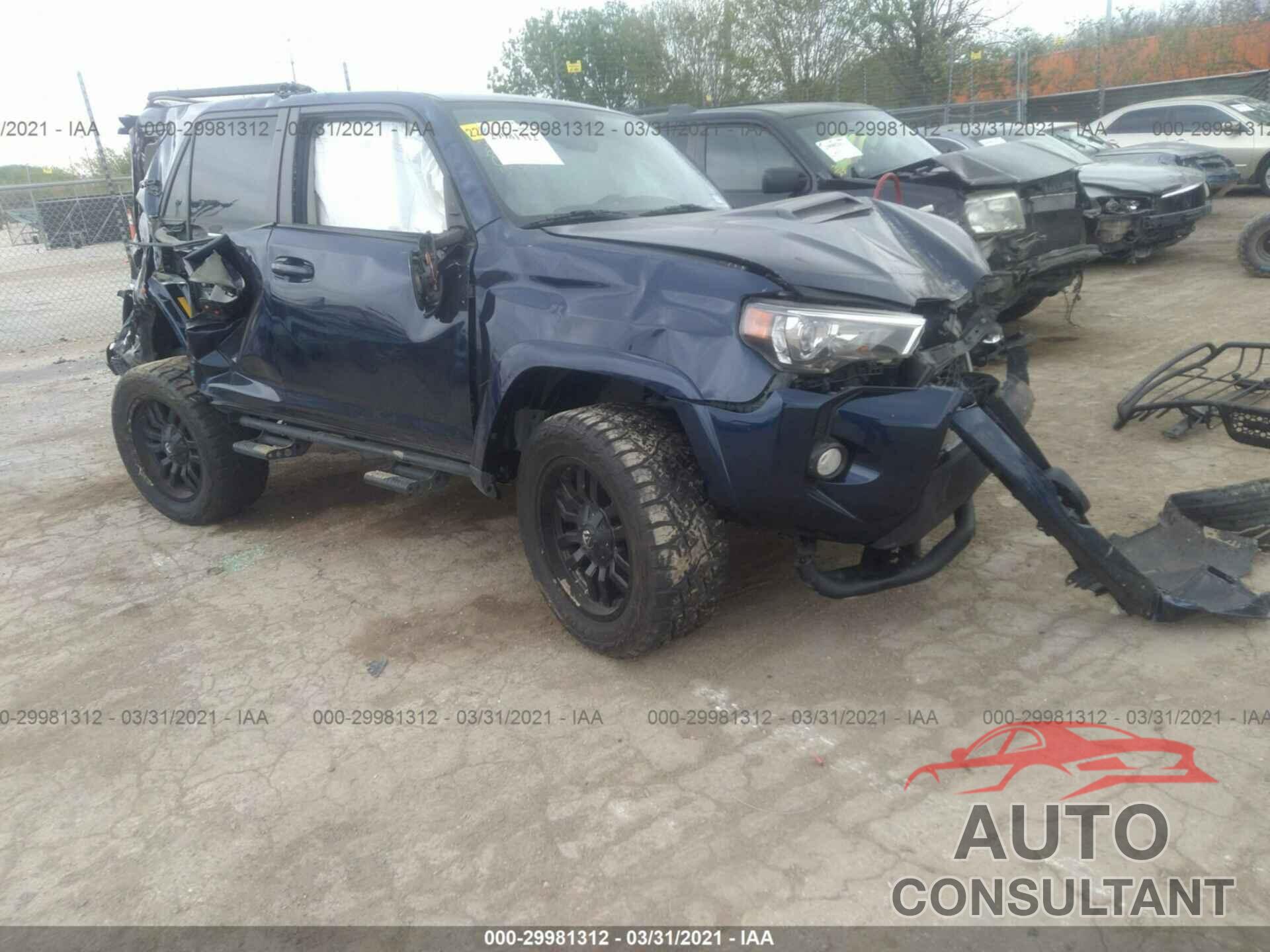 TOYOTA 4RUNNER 2018 - JTEBU5JR3J5558979