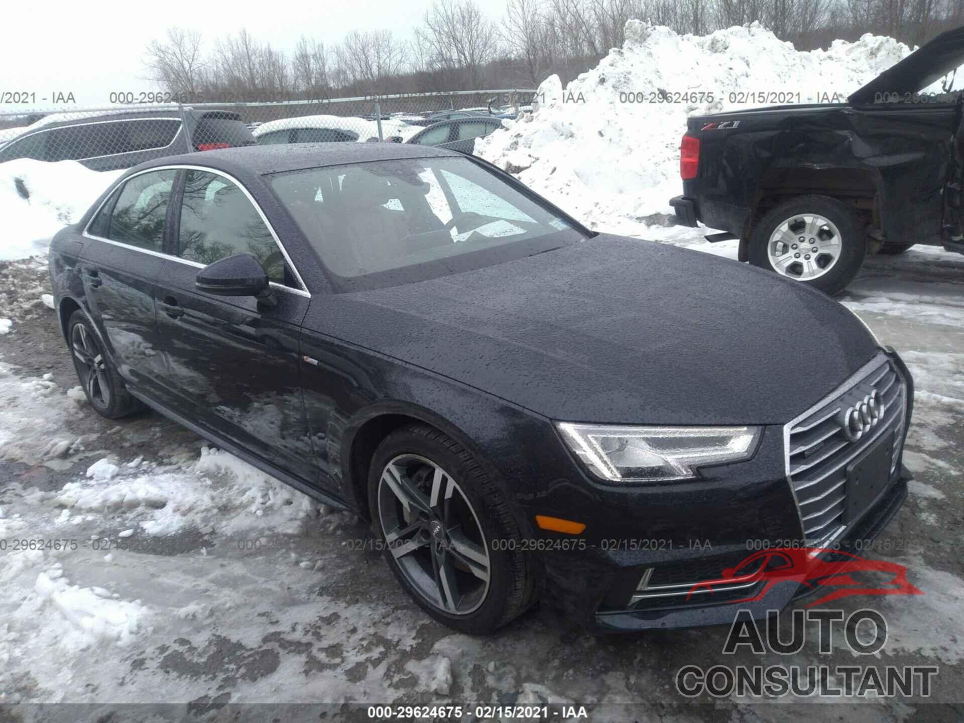 AUDI A4 2017 - WAUENAF41HN037707