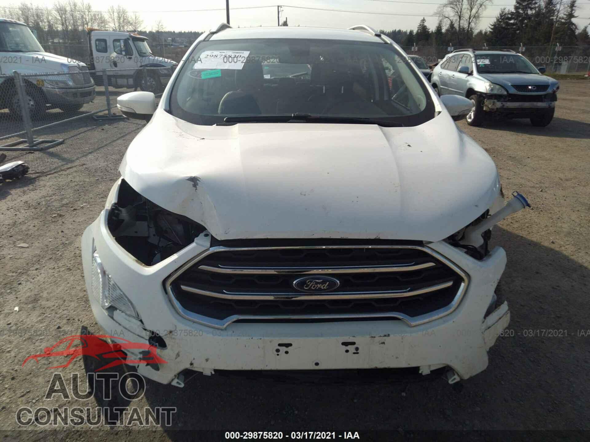 FORD ECOSPORT 2020 - MAJ6S3KL5LC315544