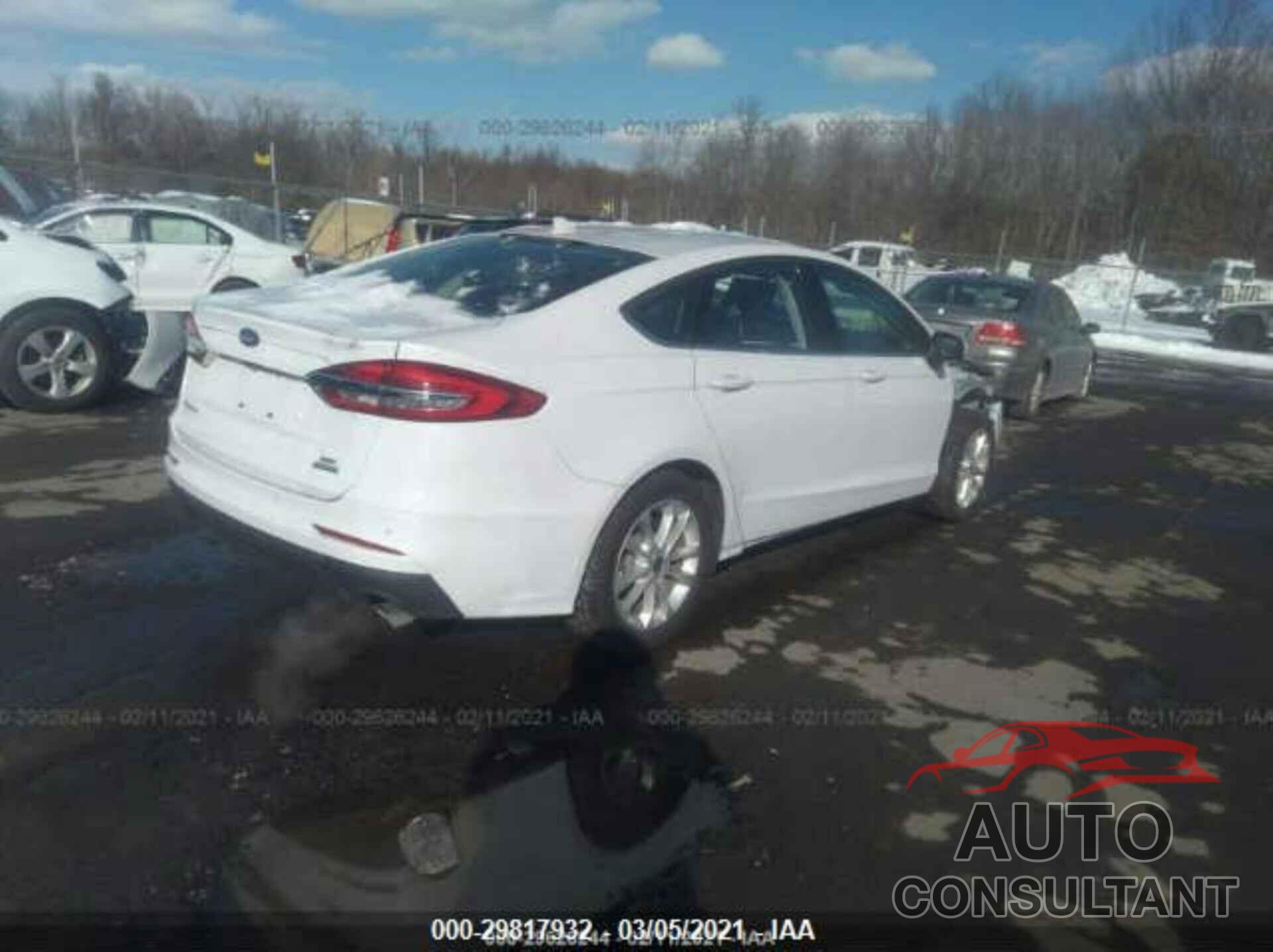 FORD FUSION 2019 - 3FA6P0HDXKR217853