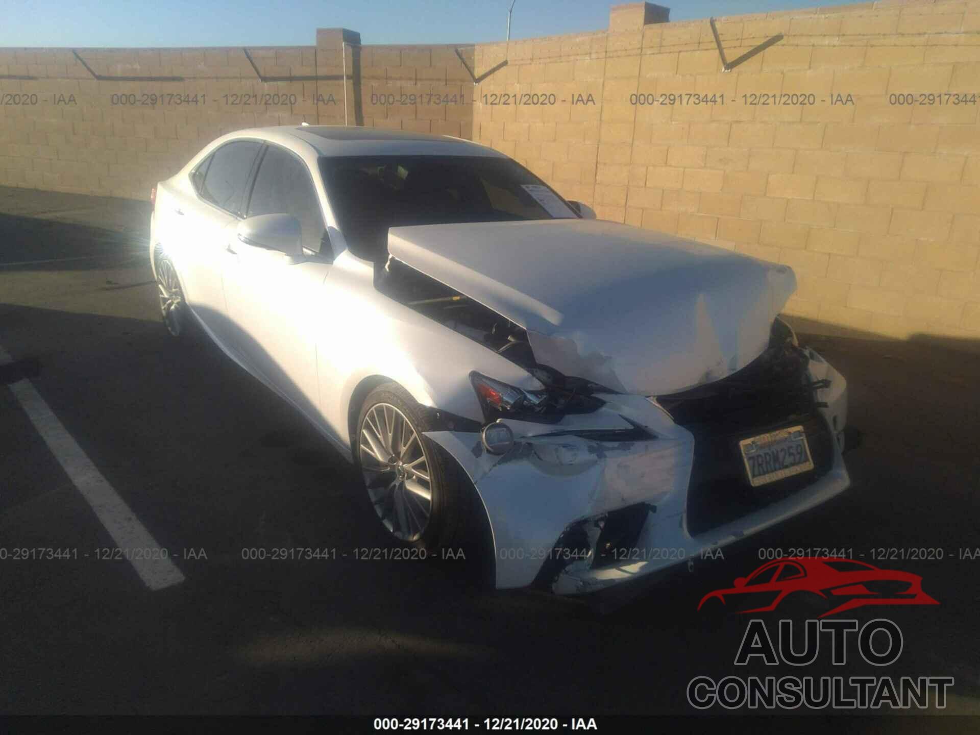 LEXUS IS 200T 2016 - JTHBA1D2XG5019786